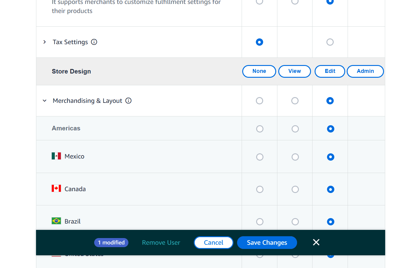 Step #9: Review your selections, then click Save Changes at the bottom of the screen.
