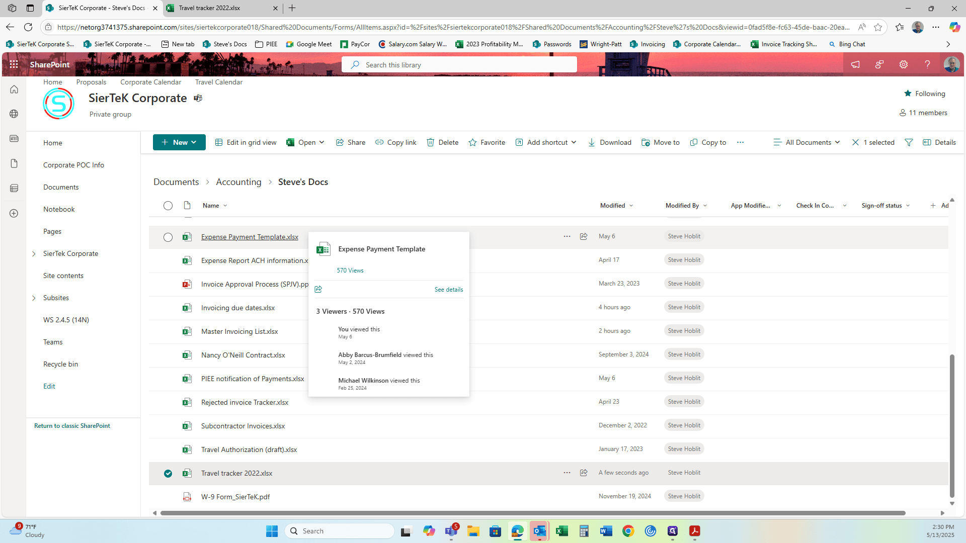 Step #40: Right-click on "Expense Payment Template.xlsx"