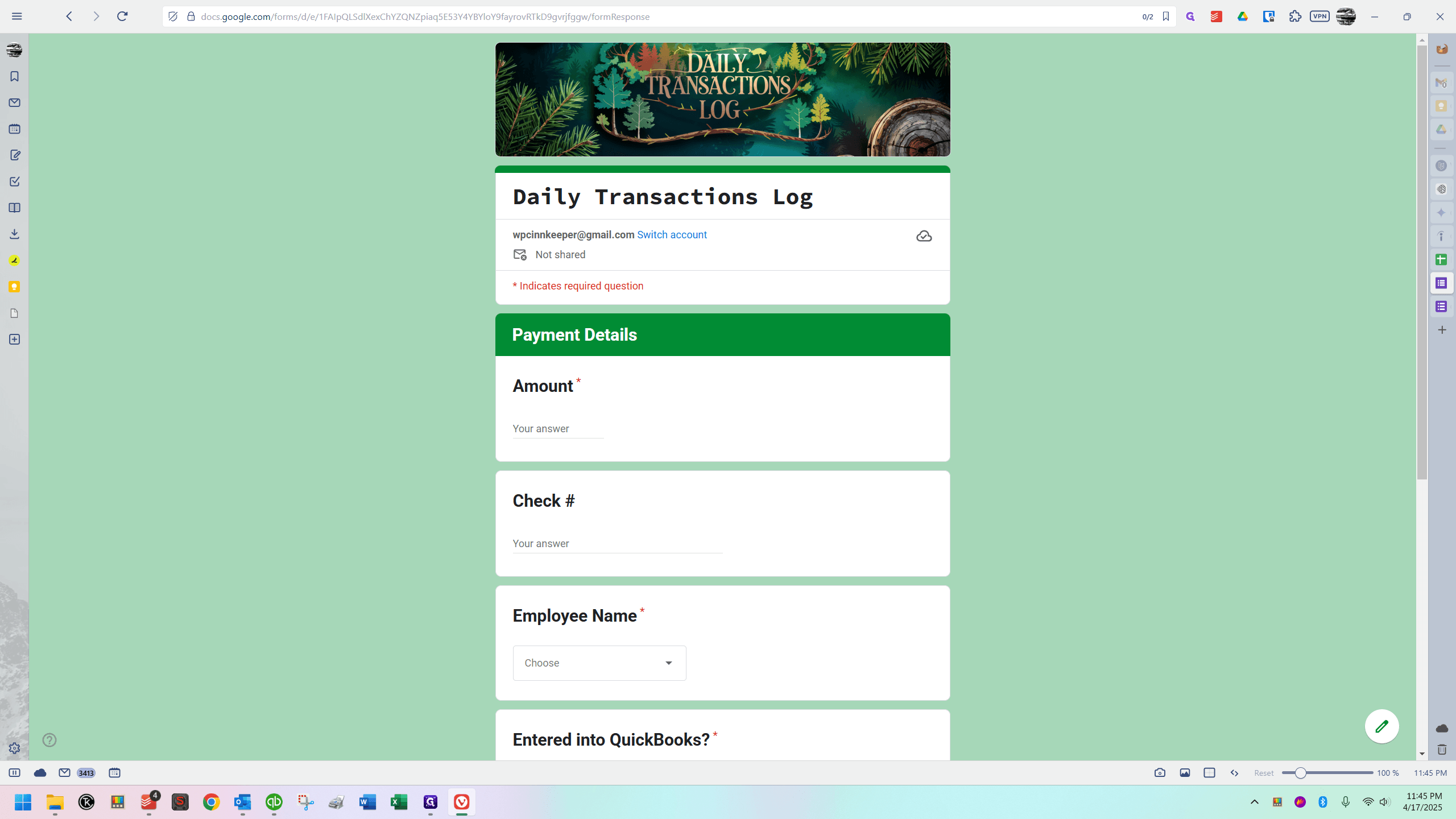 Step #97: Click on "Your answer"