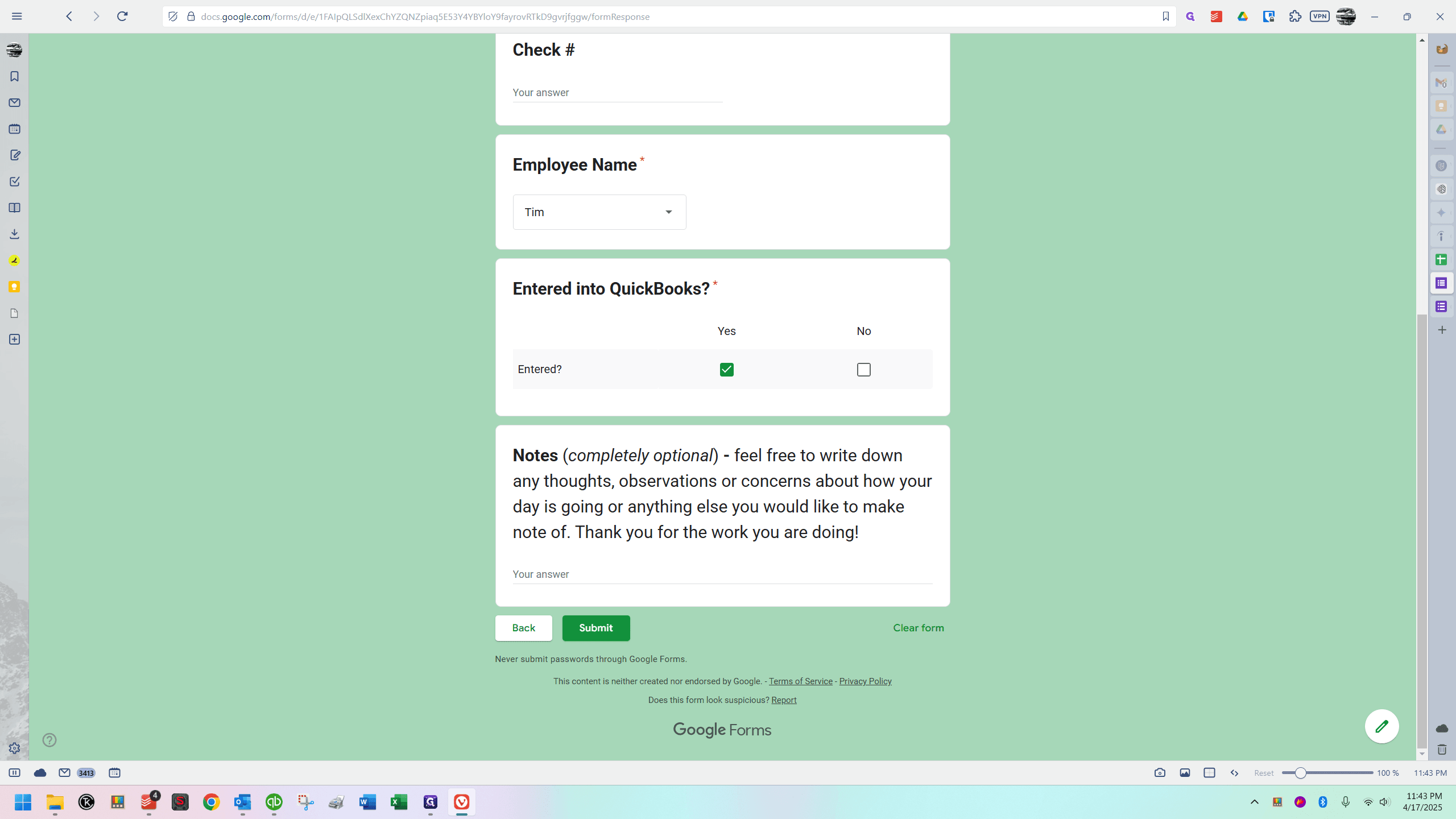 Step #59: Click on "Submit"