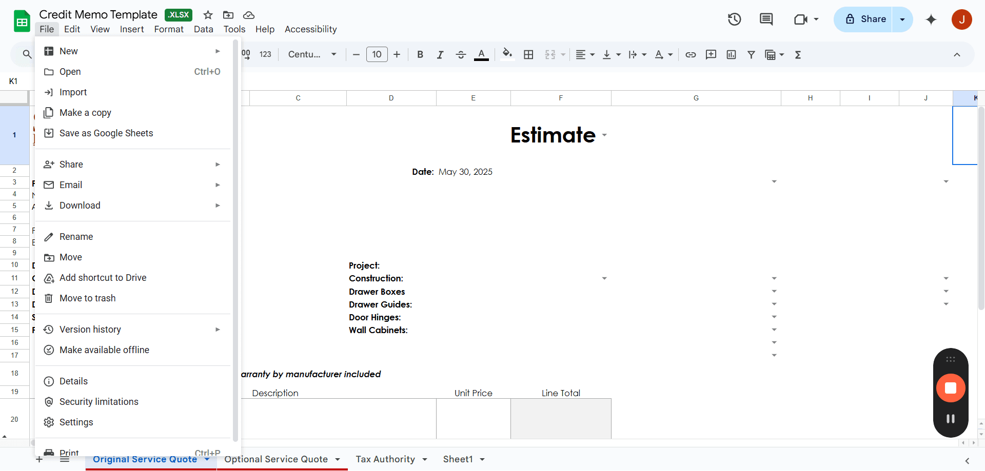 Step #2: Click on "File"