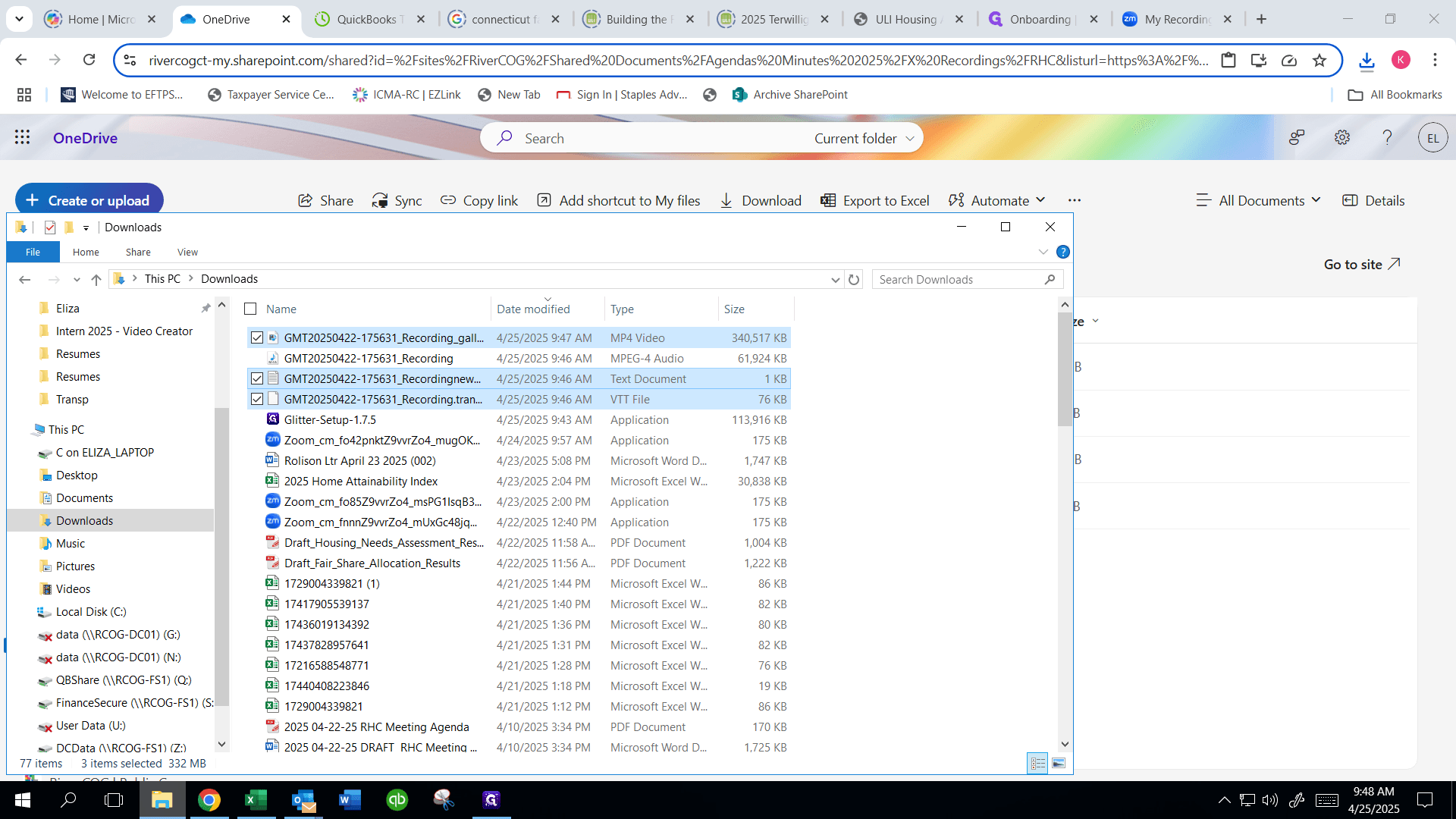 Step #12: Drag "☑GMT20250422-175631_Recordingnew ..."