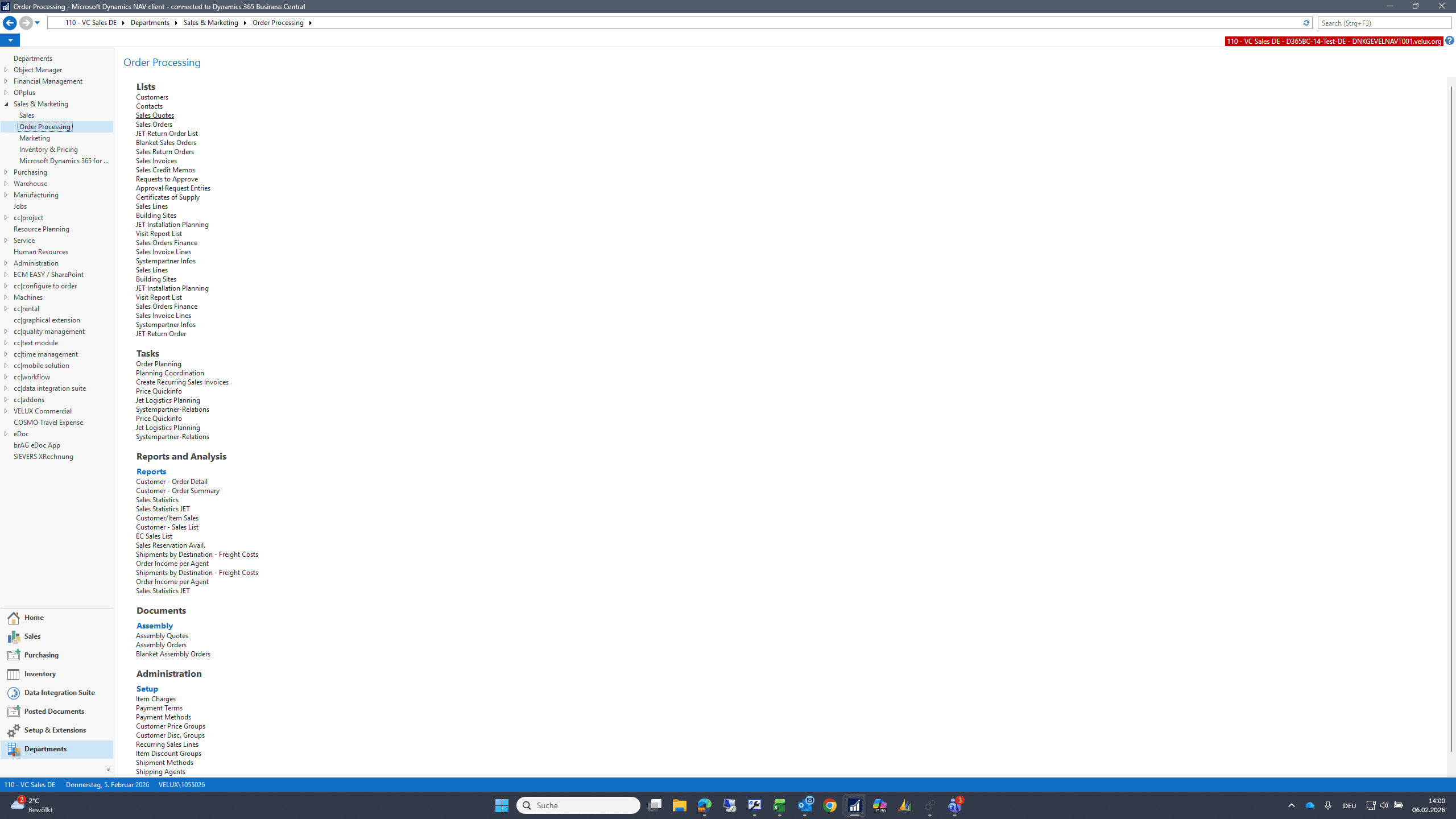Step #50: Click on "Sales Quotes"