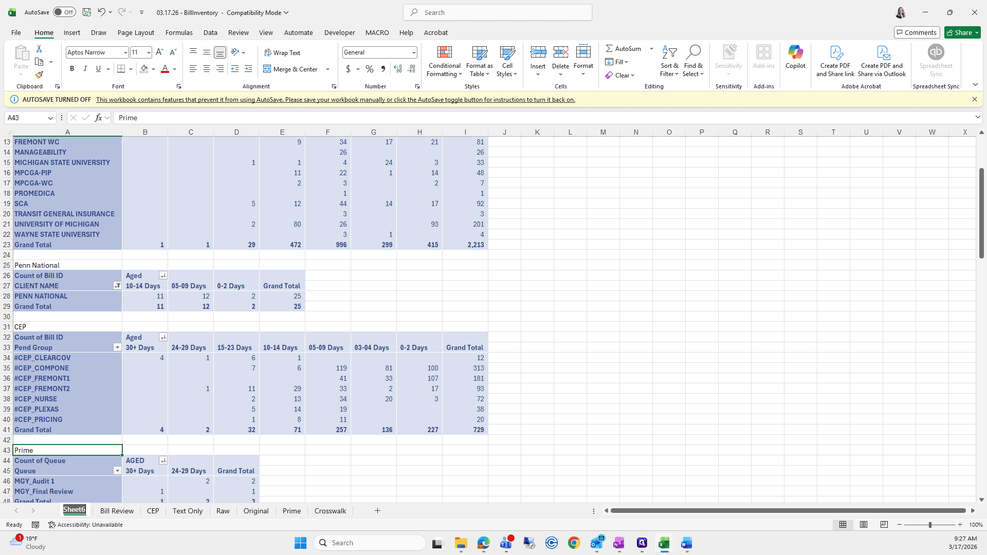 Step #23: Double-click on "Sheet6"