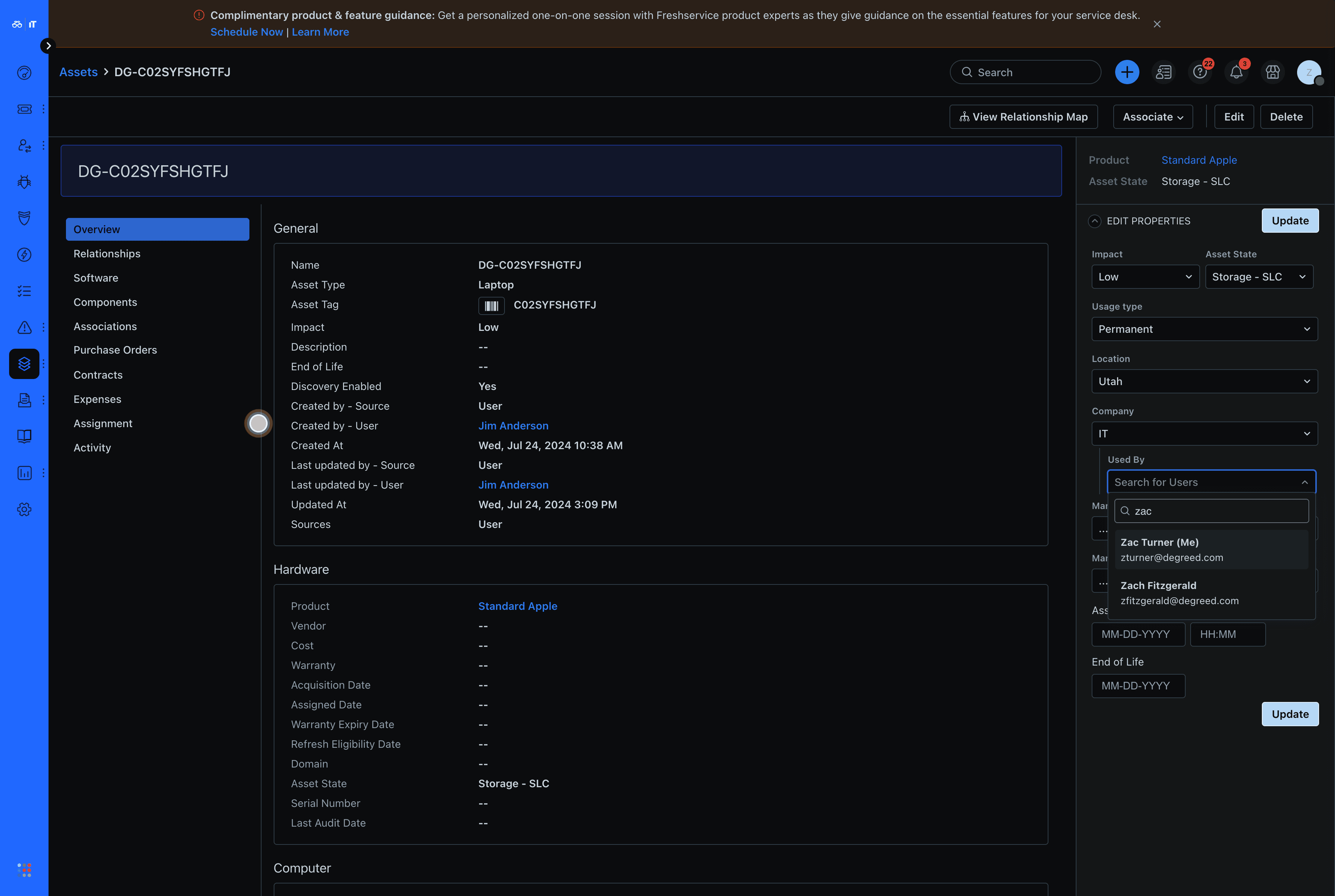 Step #5: Click on the user's account