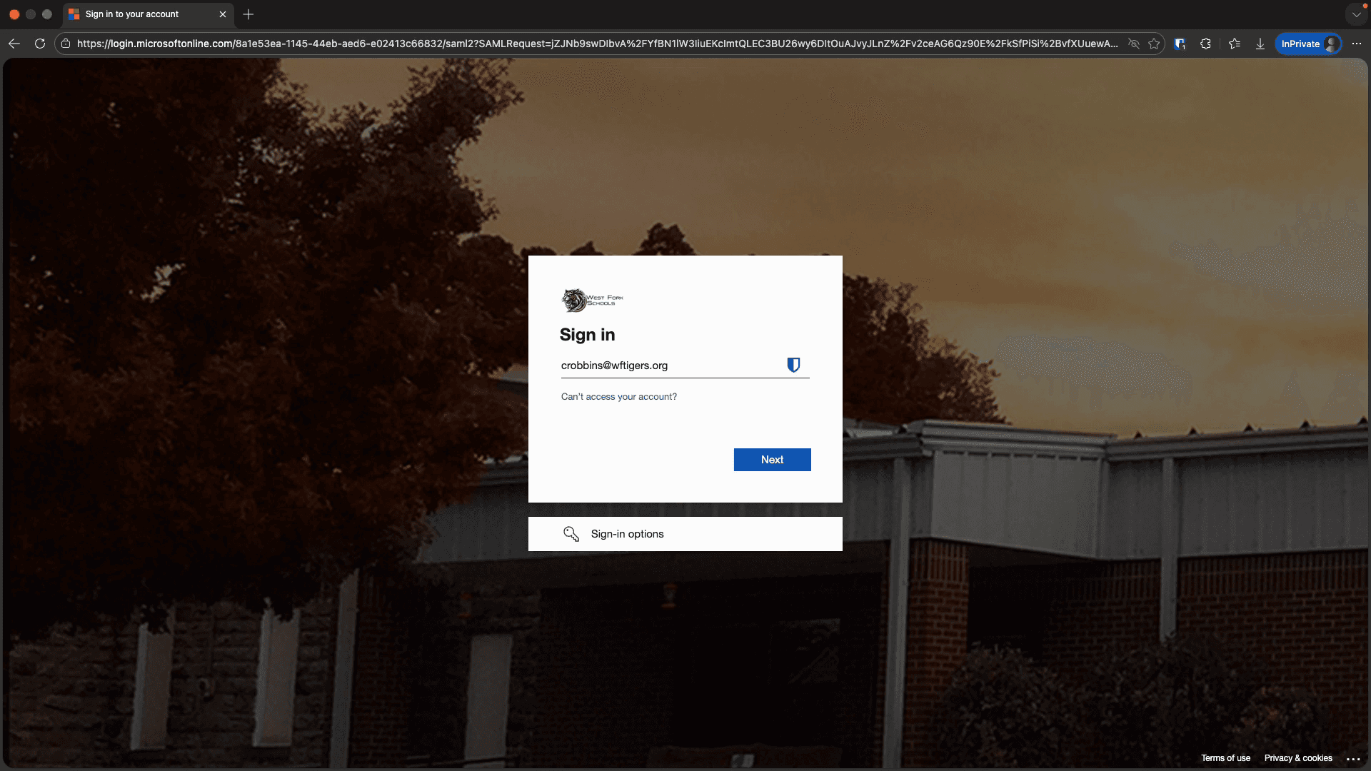 Step #6: From here, sign in using your Microsoft account.