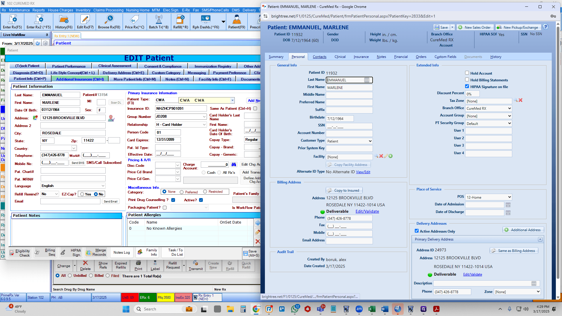 Step #52: Moving to the next tab over; Contacts.