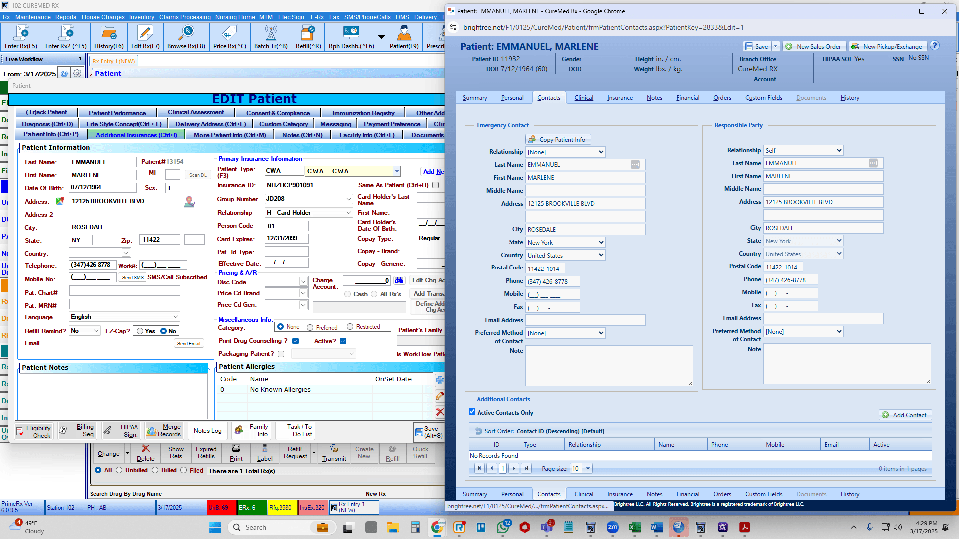 Step #55: Moving to the next tab: Clinical