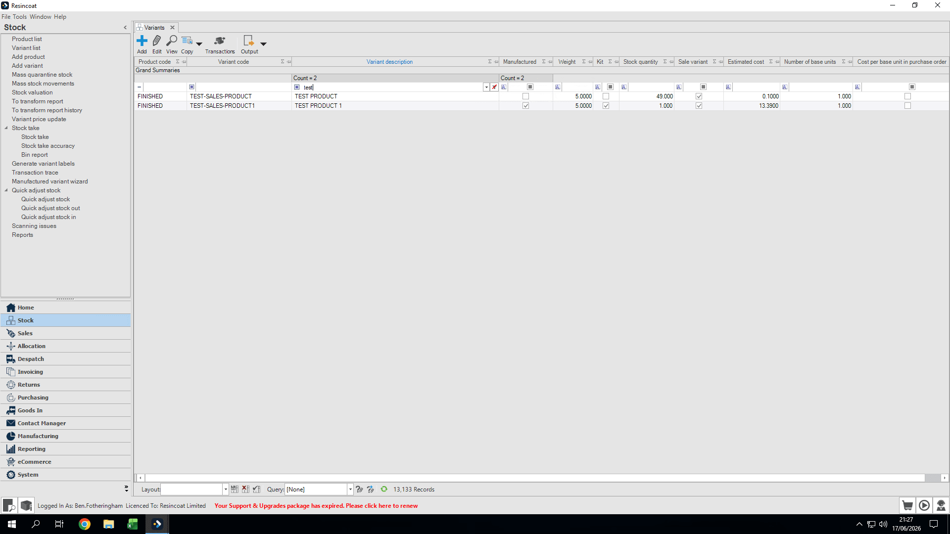 Step #3: Double-click the desired variant to open its settings.