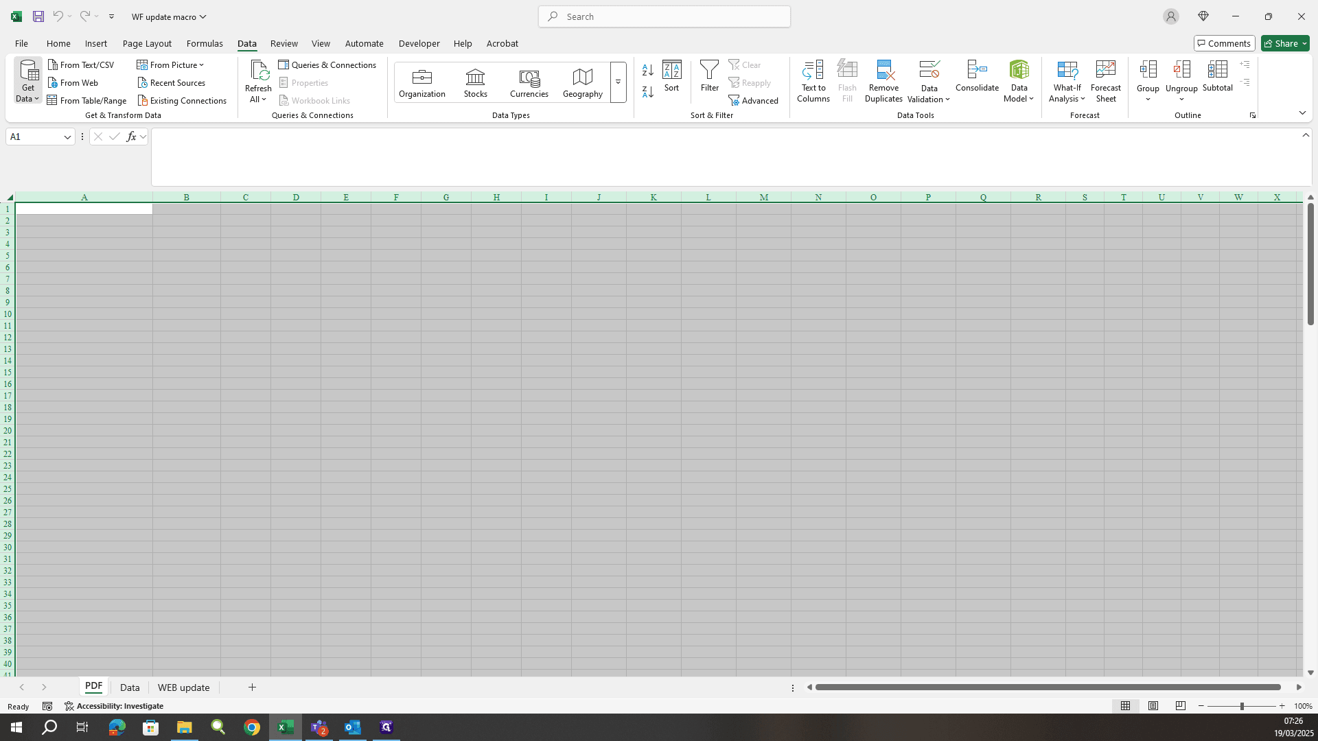 Step #14: Click on "Get Data"