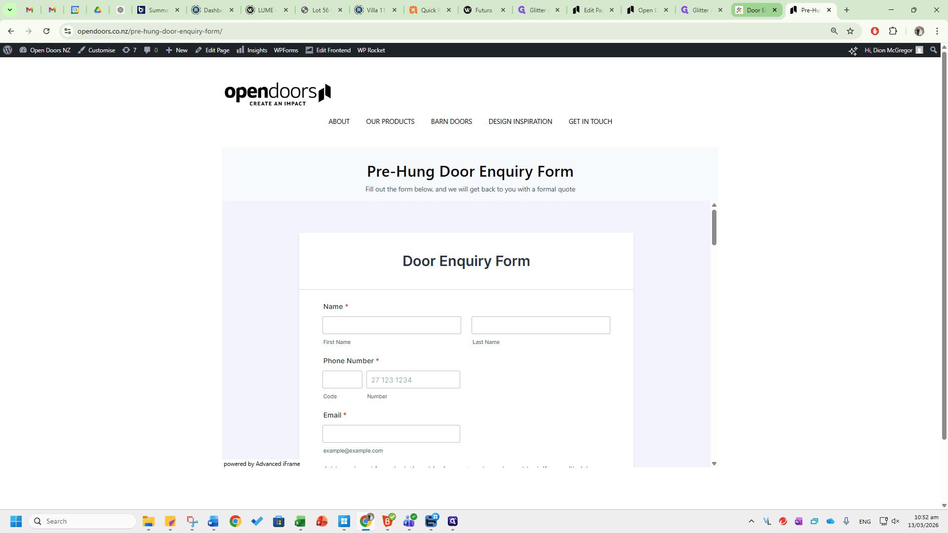 Step #5: Click on "Door E"