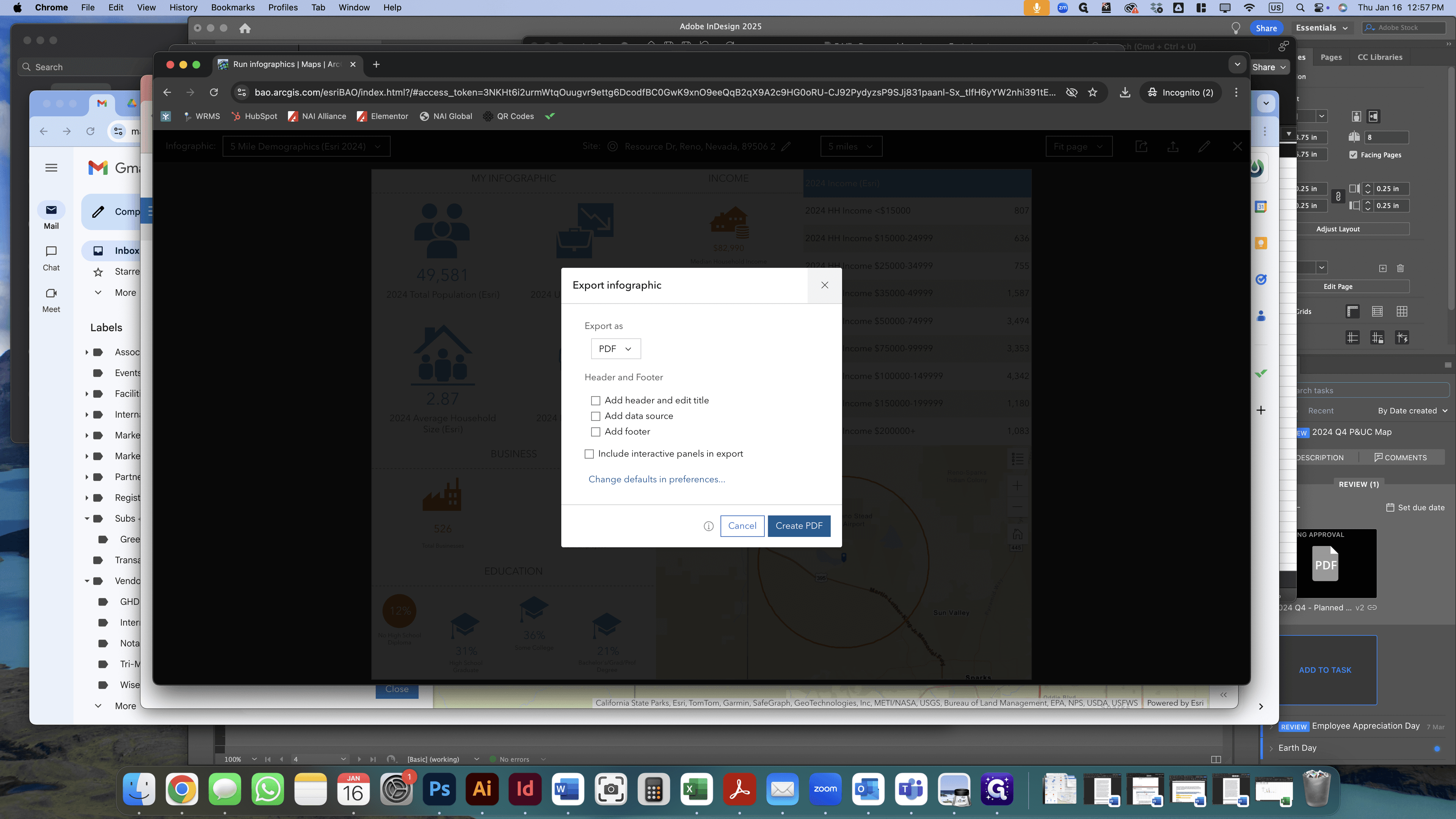 Step #14: Click on "Create PDF"