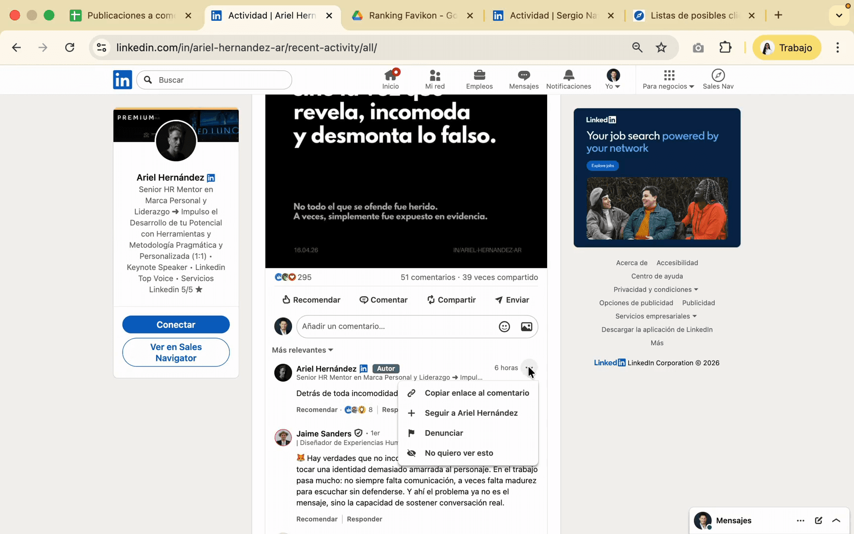Step #14: Haz clic en 'Copiar enlace al comentario'.