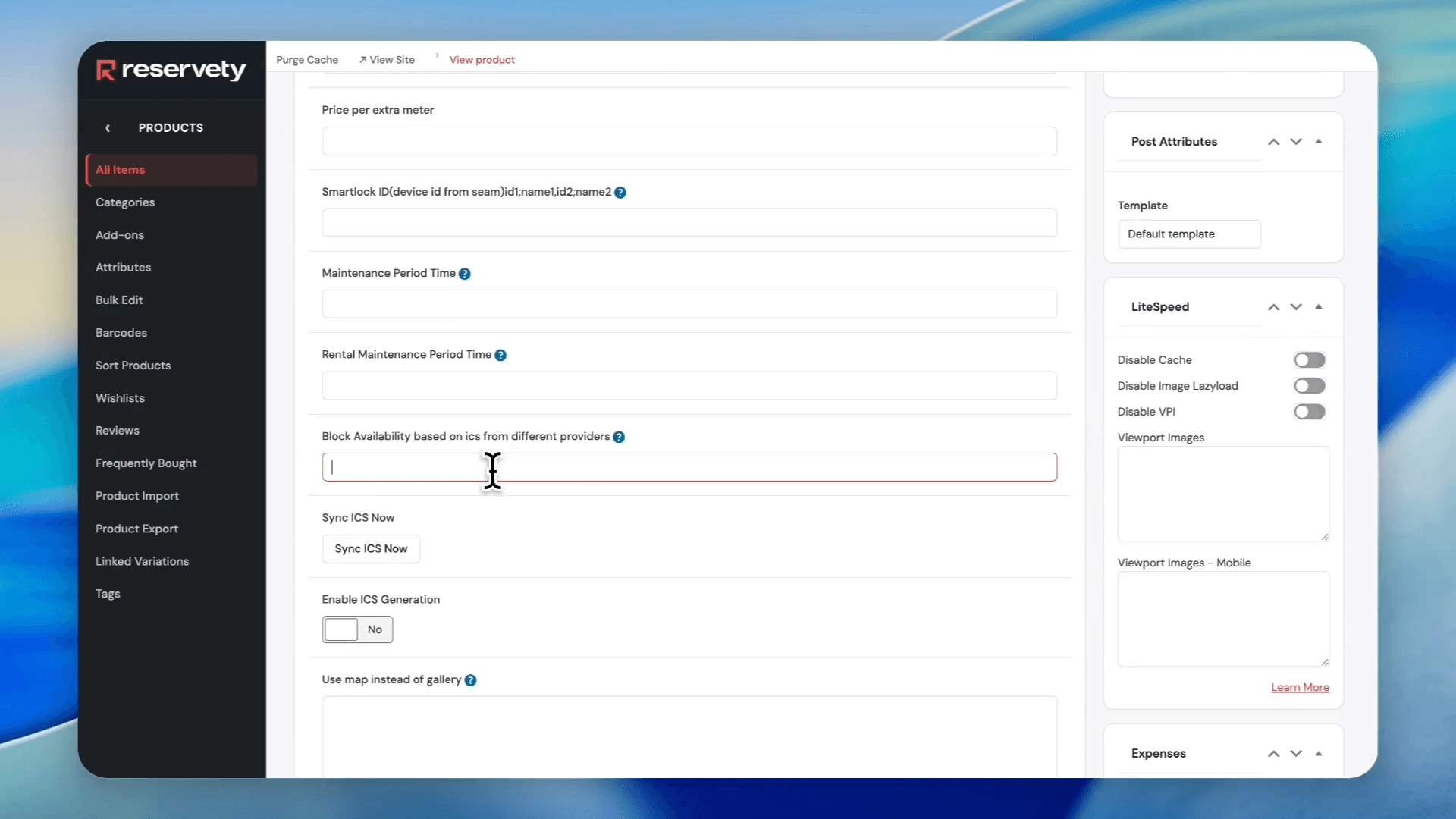 Step #80: Scroll down and click on Block availability based on ics from different providers, then paste the copied link. Click Update to save the changes.