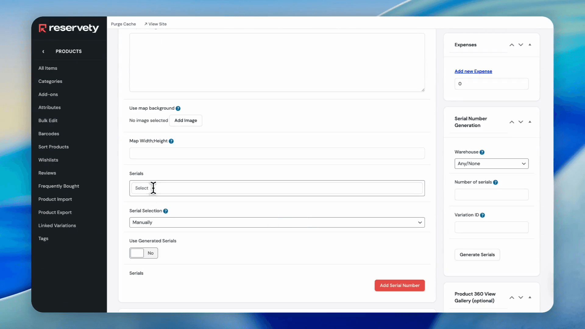 Step #32: Click the Select option in the Serials section. Type or locate your guide names to add them to the tour.