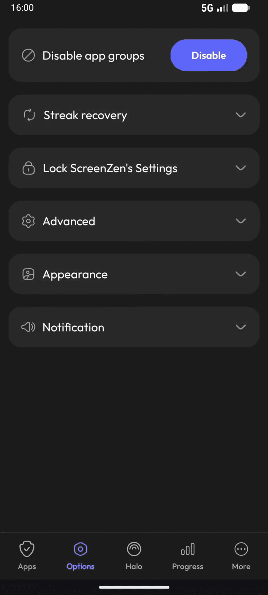 Step #14: Tippe auf Lock ScreenZen's Settings.