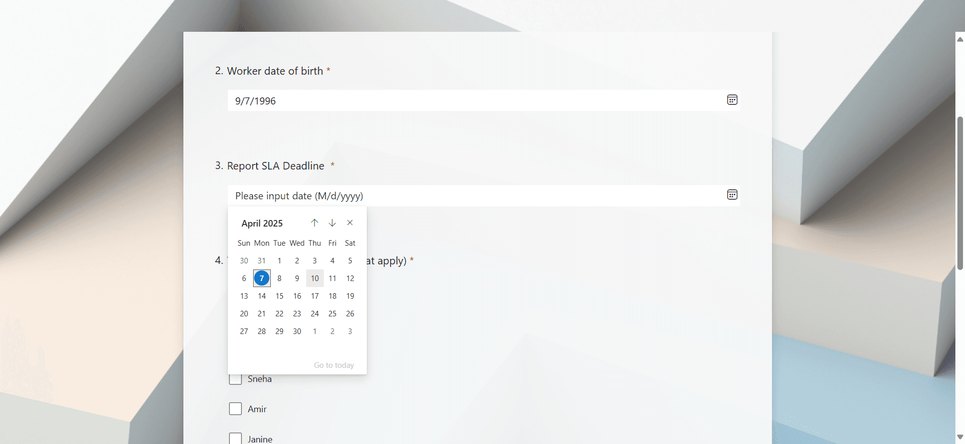 Step #7: Click on "April 10th, 2025"