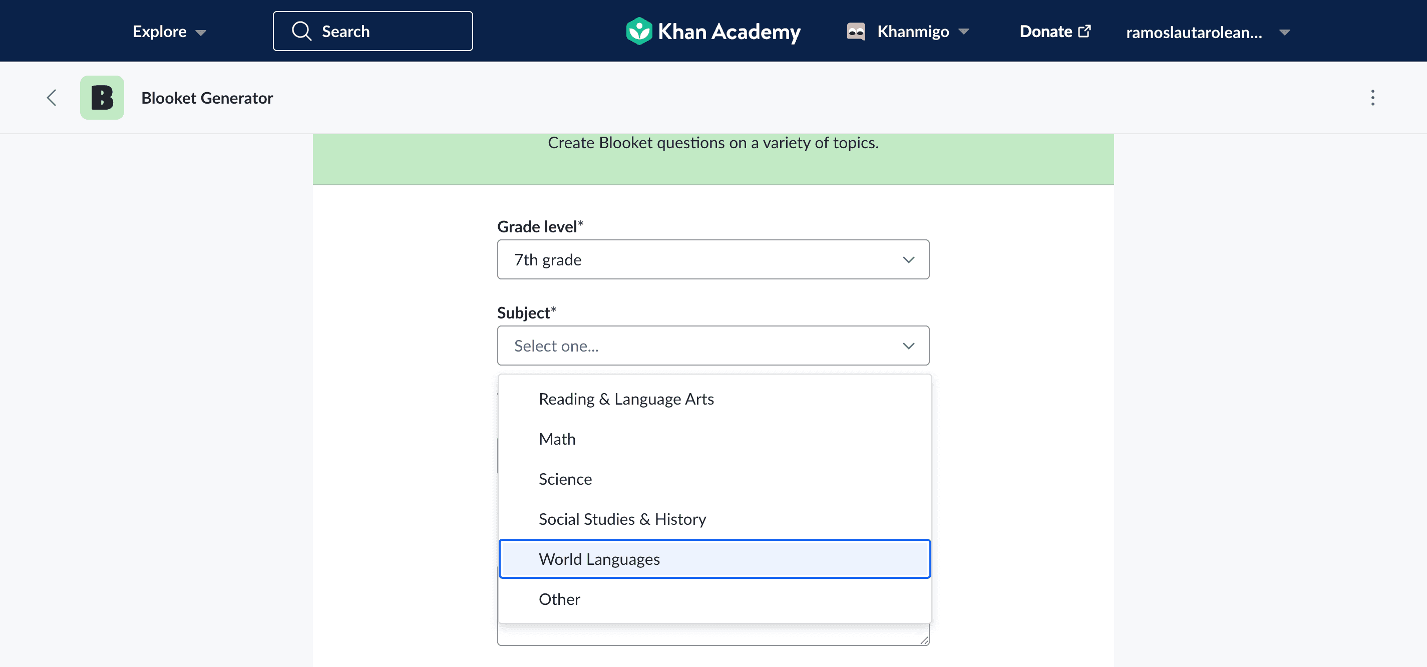 Step #8: Hagan clic en "World Languages"