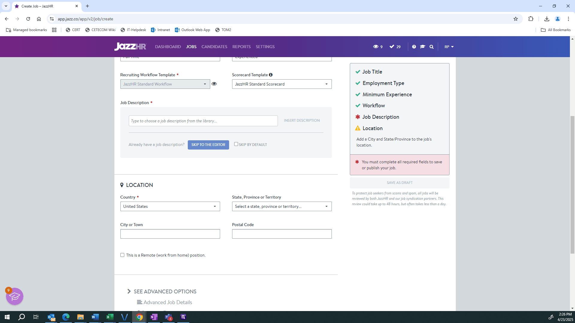 Step #11: Click on "SKIP TO THE EDITOR"