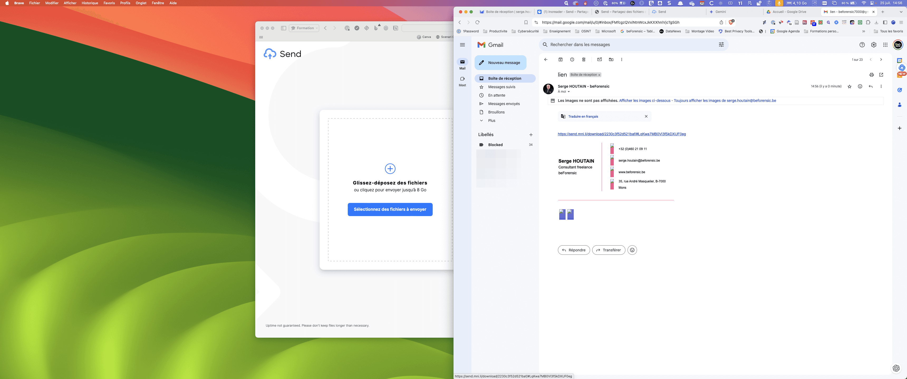 Step #13: Cliquez sur le lien dans le message.