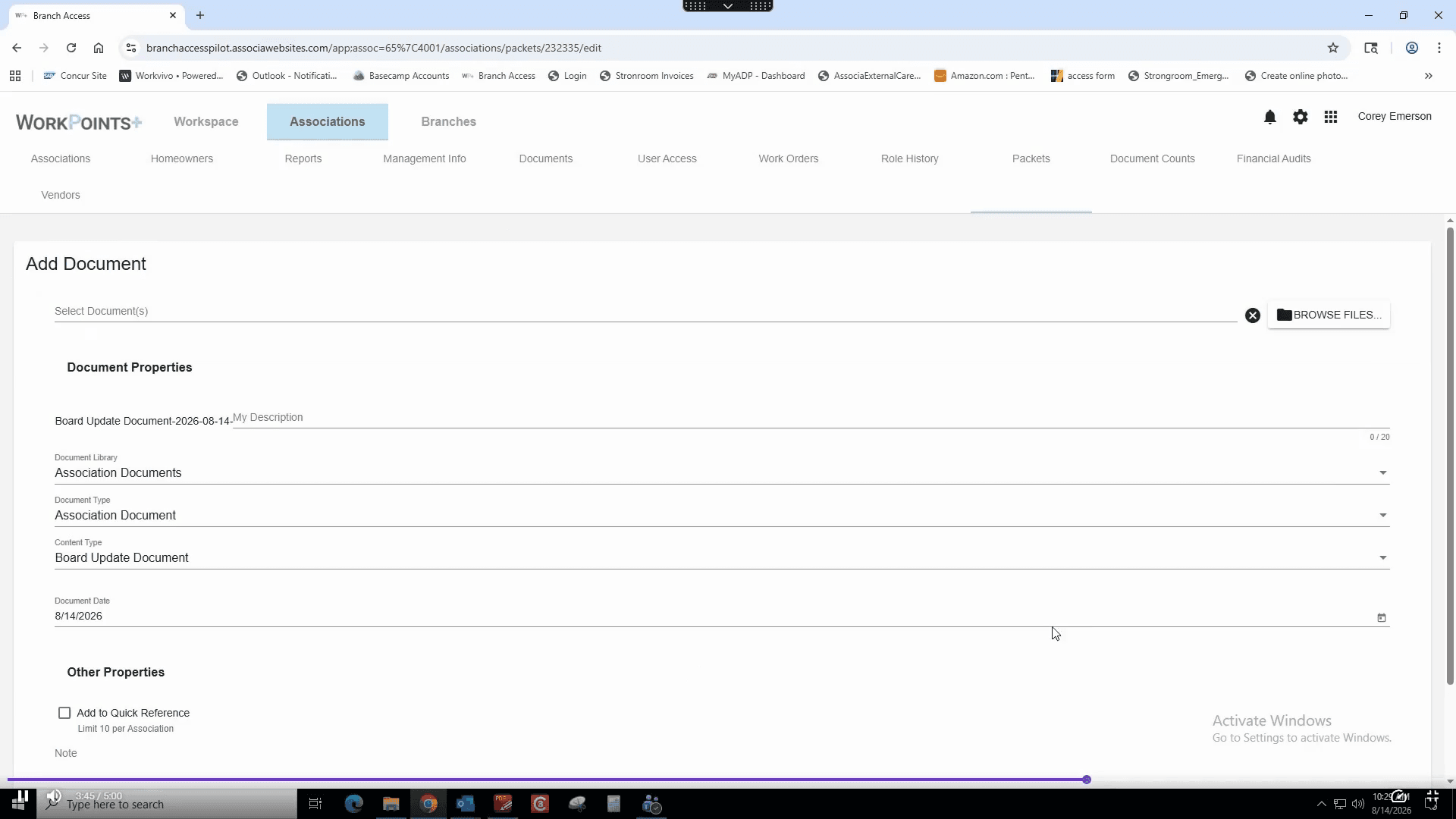 Step #29: Click BROWSE FILES....