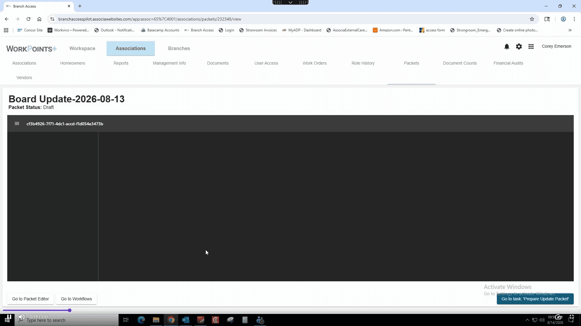 Step #42: Review the generated Table of Contents and ensure all pages and section dividers look correct.