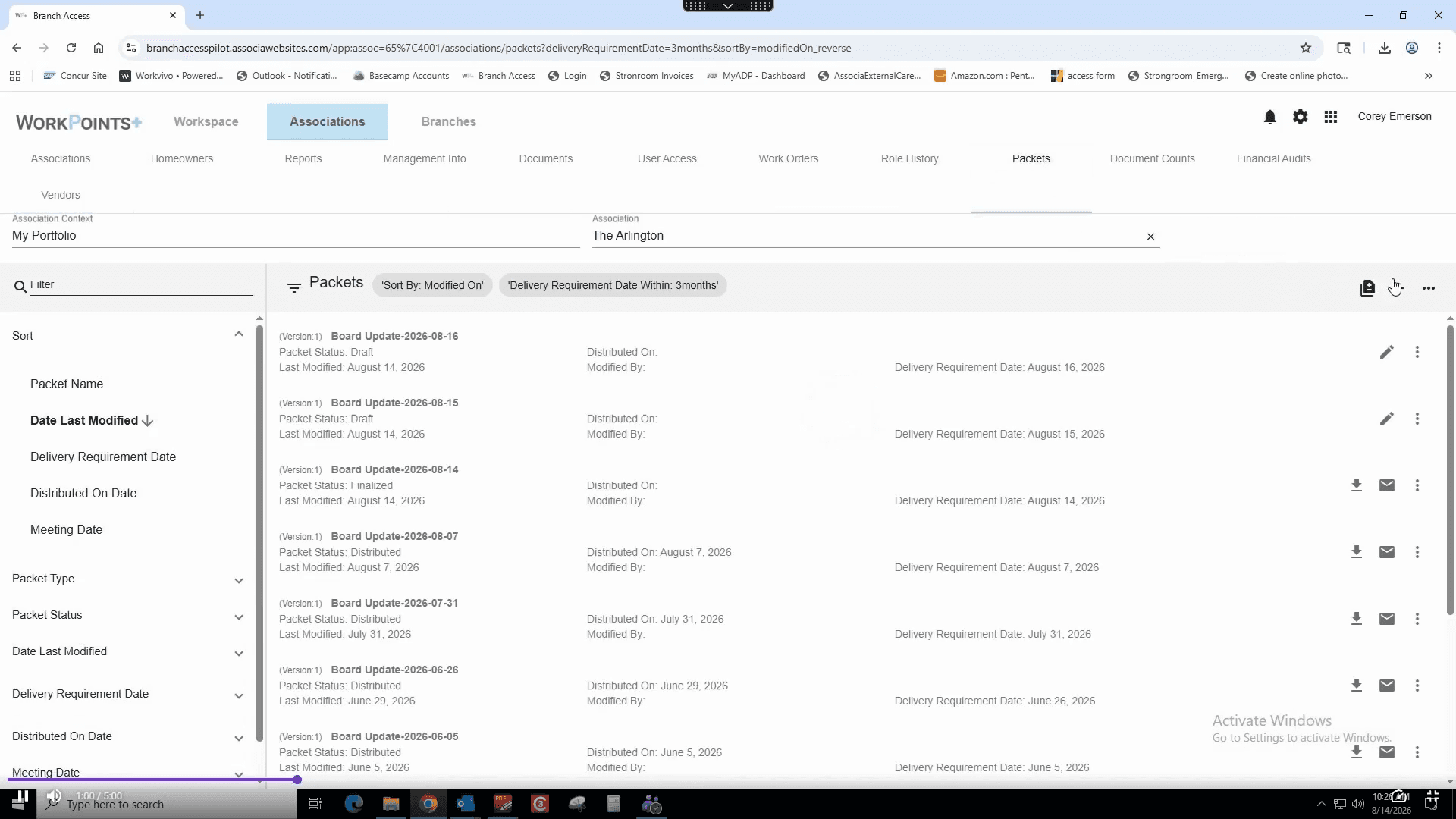 Step #3: Click the Create Packet icon (the plus sign).