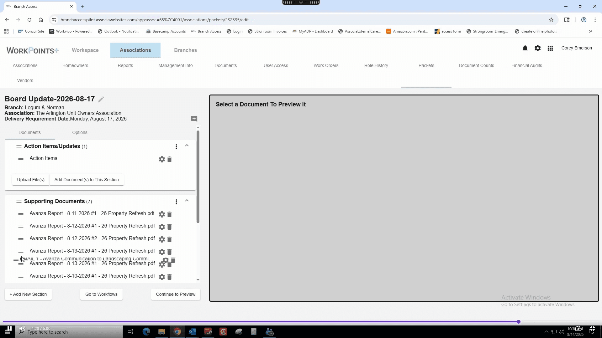 Step #33: Reorder your supporting documents into a logical sequence by clicking and dragging the dotted handle to the left of each file.