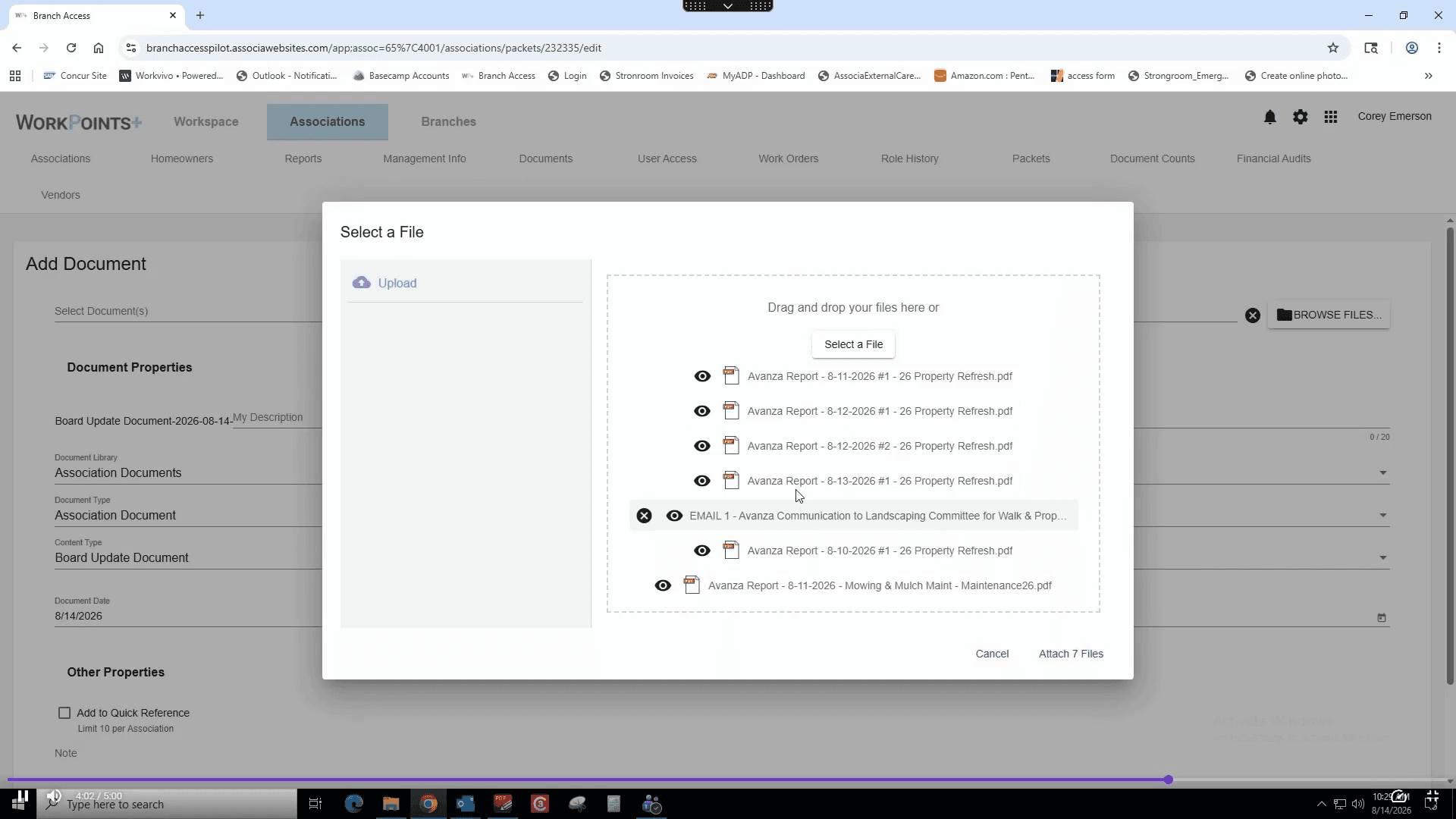 Step #31: Click Attach Files.