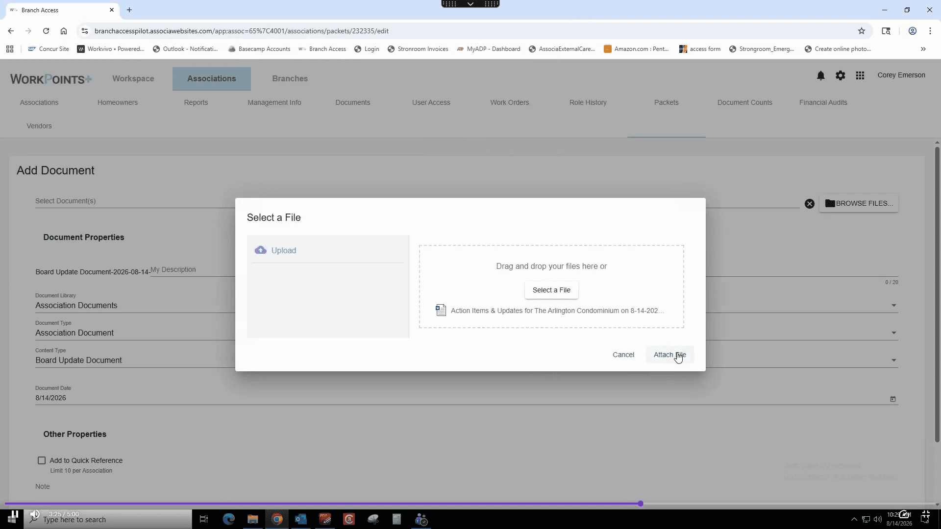 Step #26: Click Attach File.