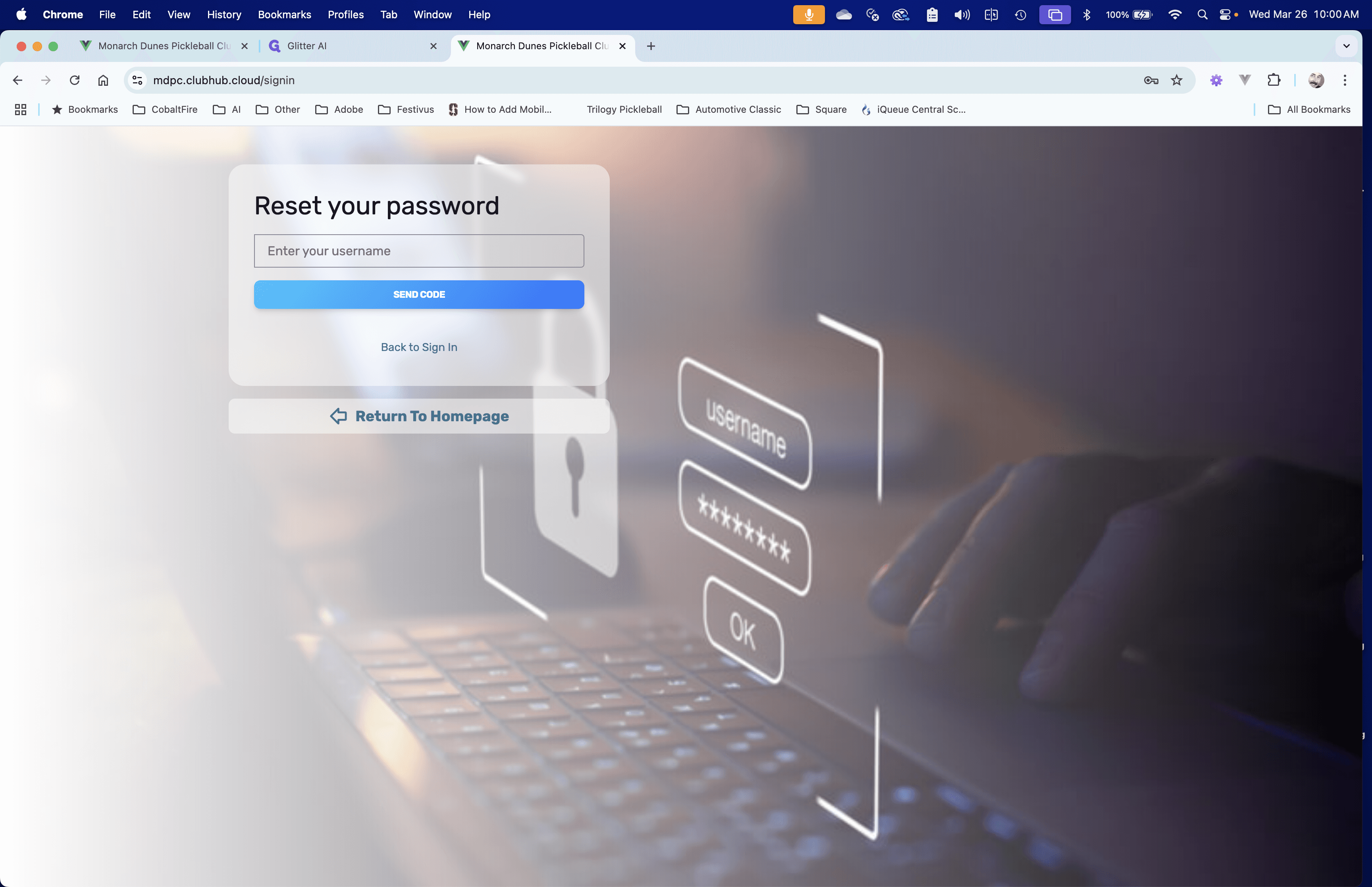 Step #5: Enter your Username