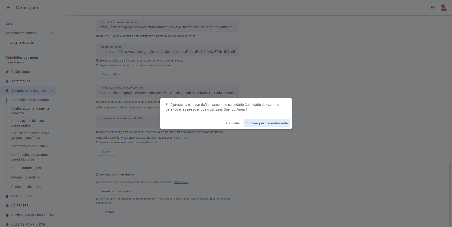 Step #57: Cliquem em "Eliminar permanentemente"