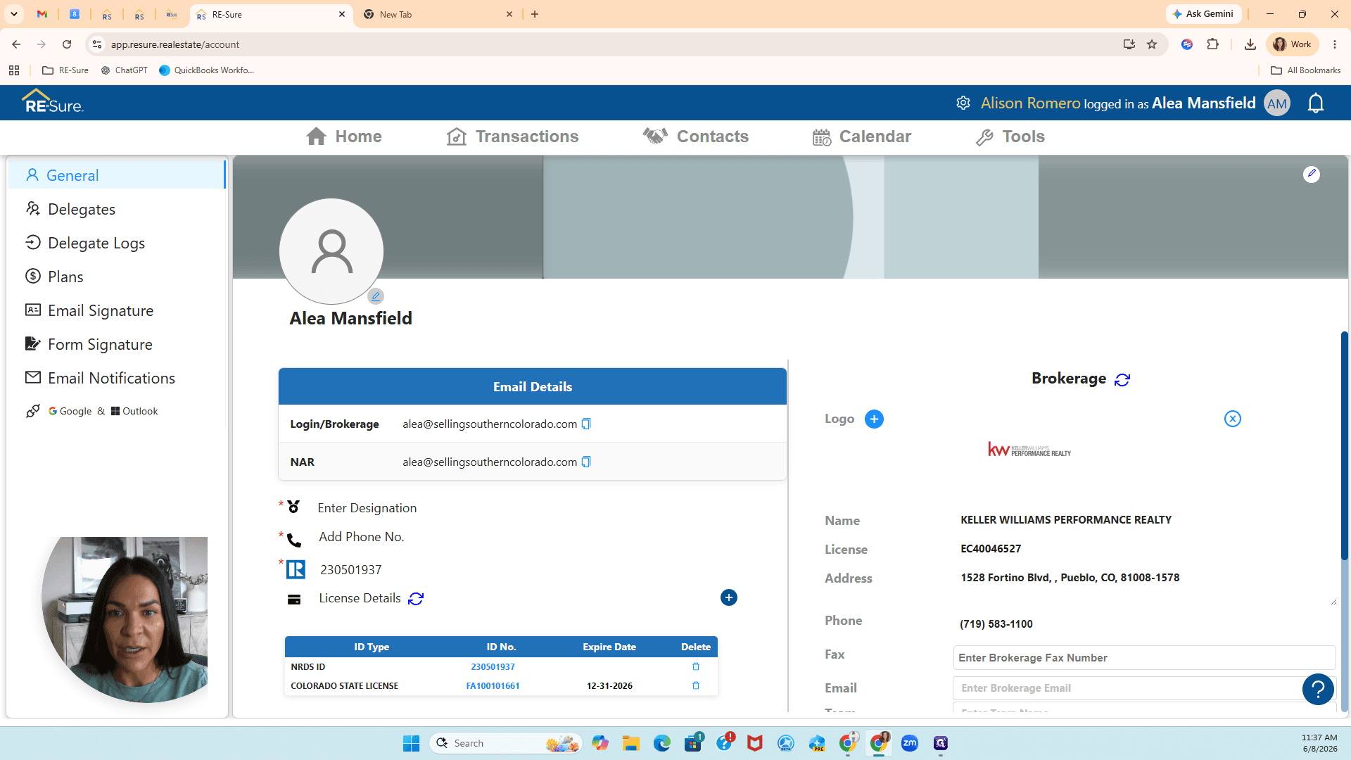Step #11: Click the blue pencil icon near the image placeholder at the top of your profile.