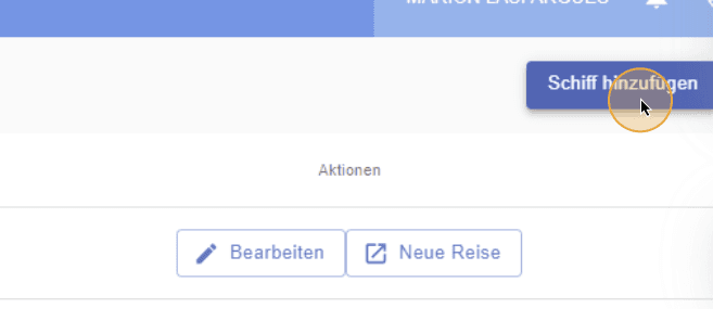 Step #3: In der Liste aller Schiffe auf "Schiff hinzufügen" klicken.