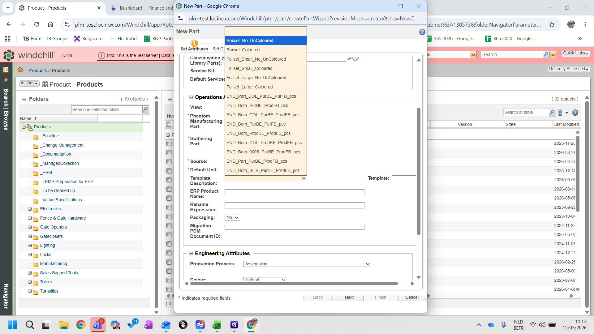 Step #10: Kies een geschikte template uit het dropdown-menu (bijv. Boxset_No_UnColoured)