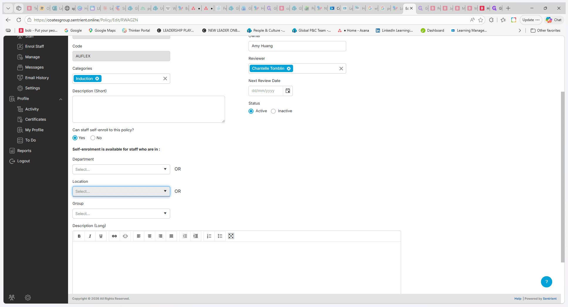 Step #5: Click the Location dropdown menu.