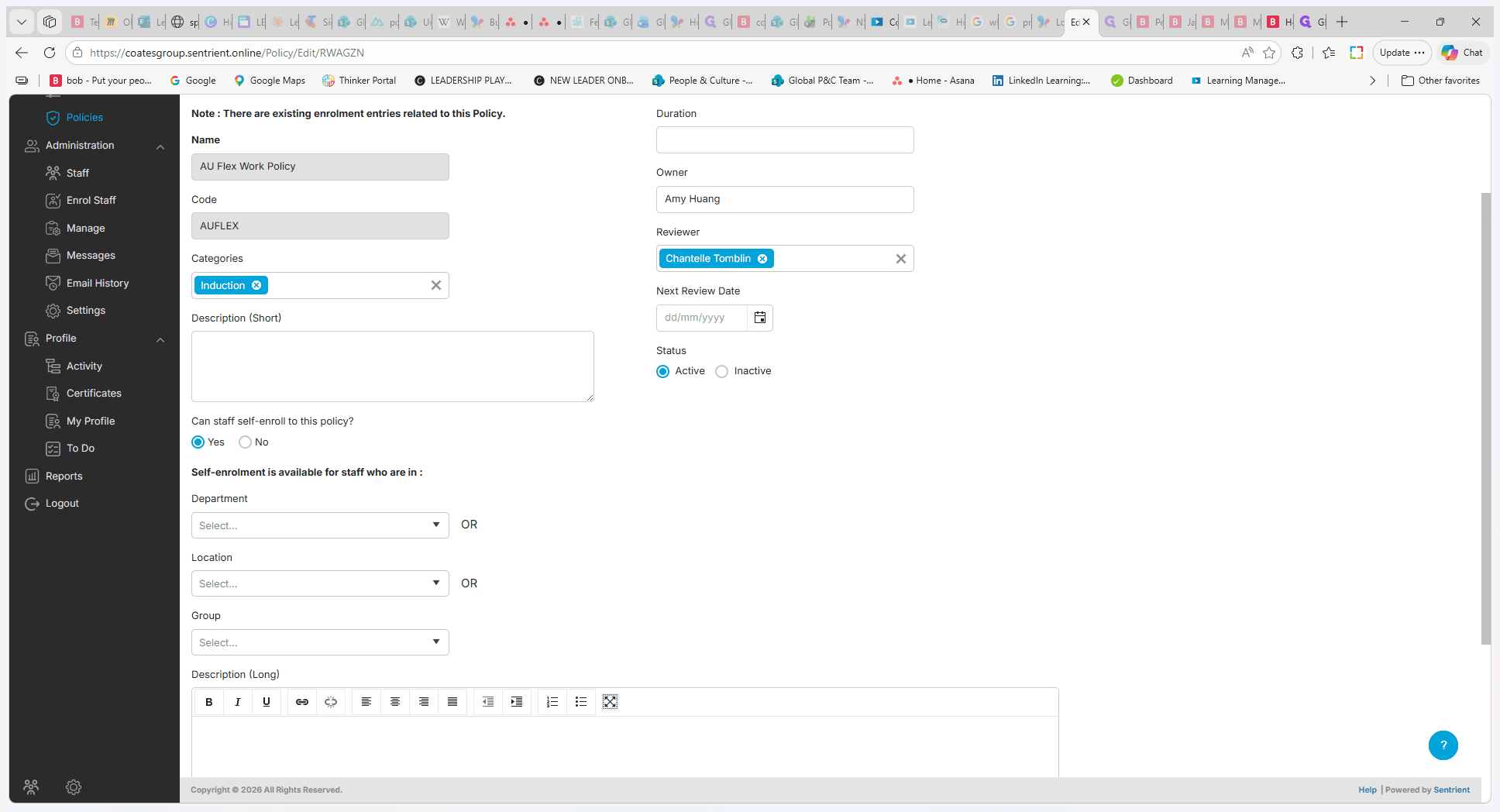 Step #4: Toggle the Self-enroll option to Yes.