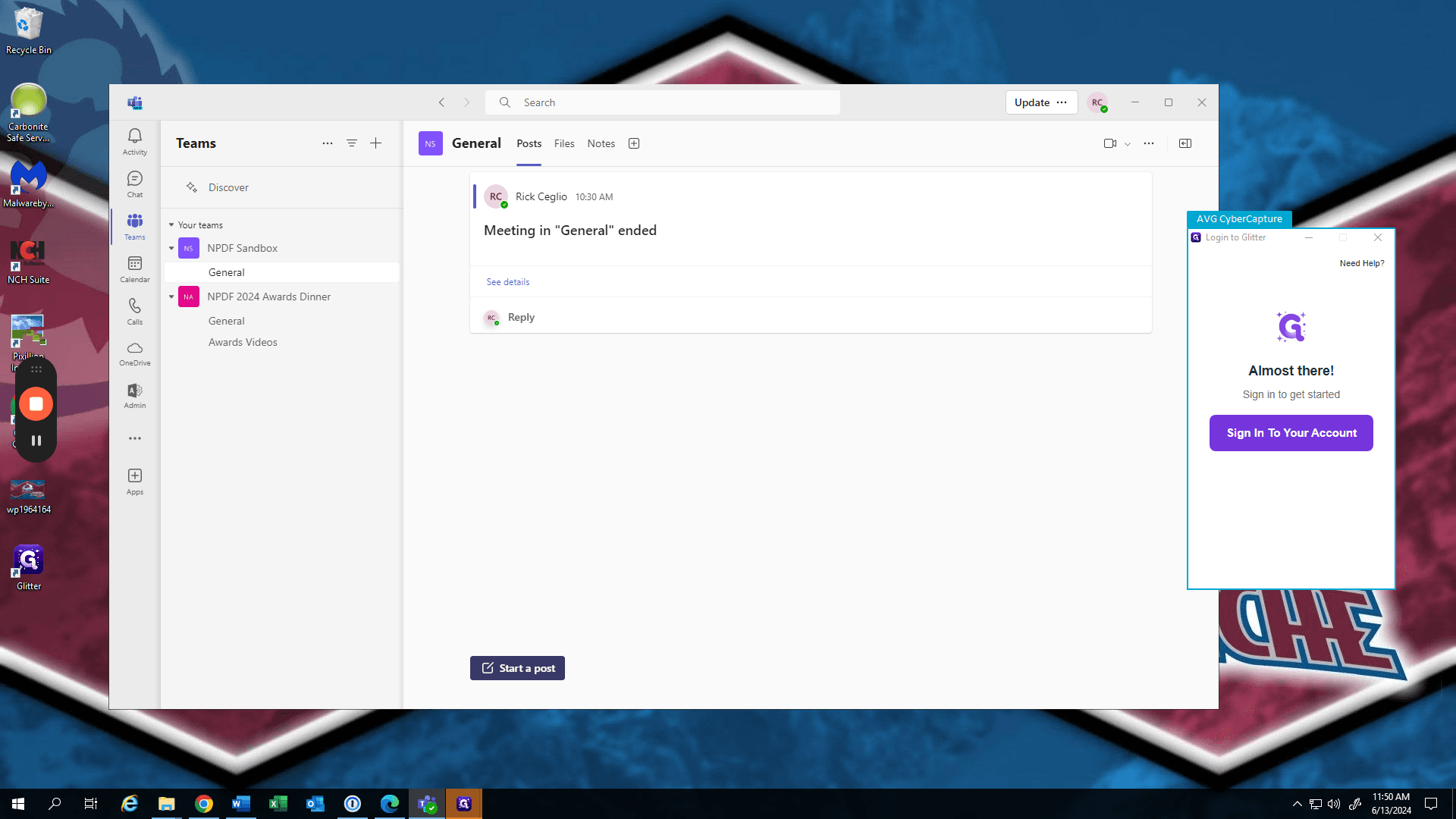 Step #5: Click "Start a post"
