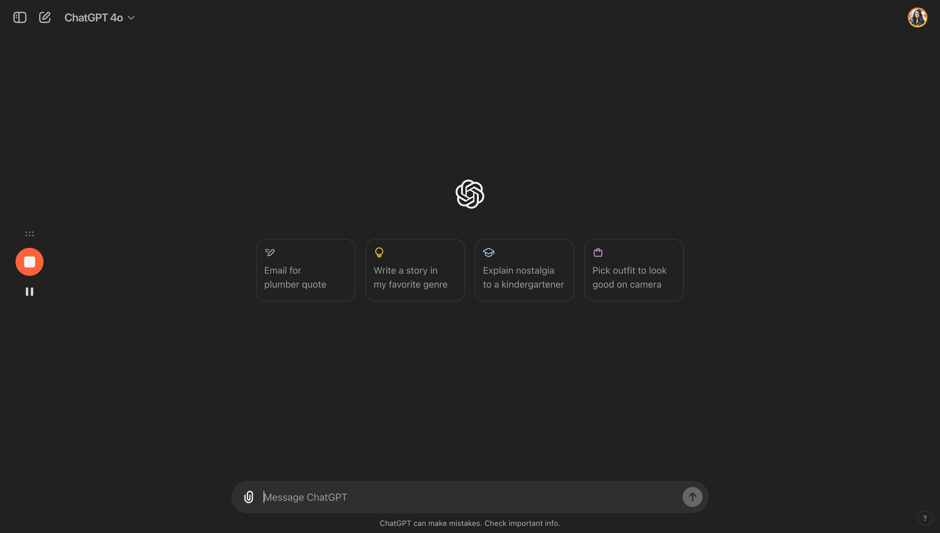 Step #6: Click on "Message ChatGPT"