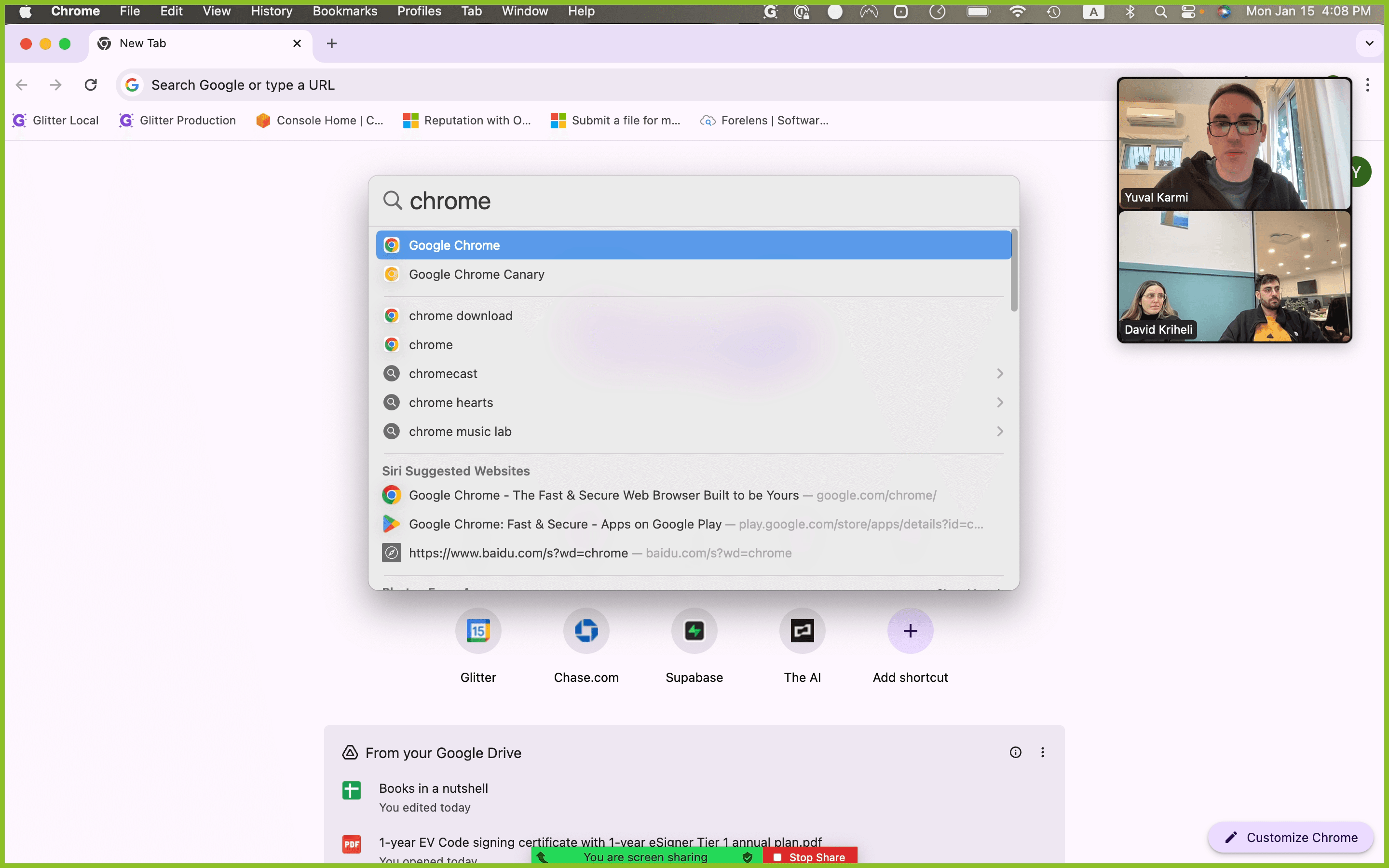 Step #3: Click "Google Chrome"