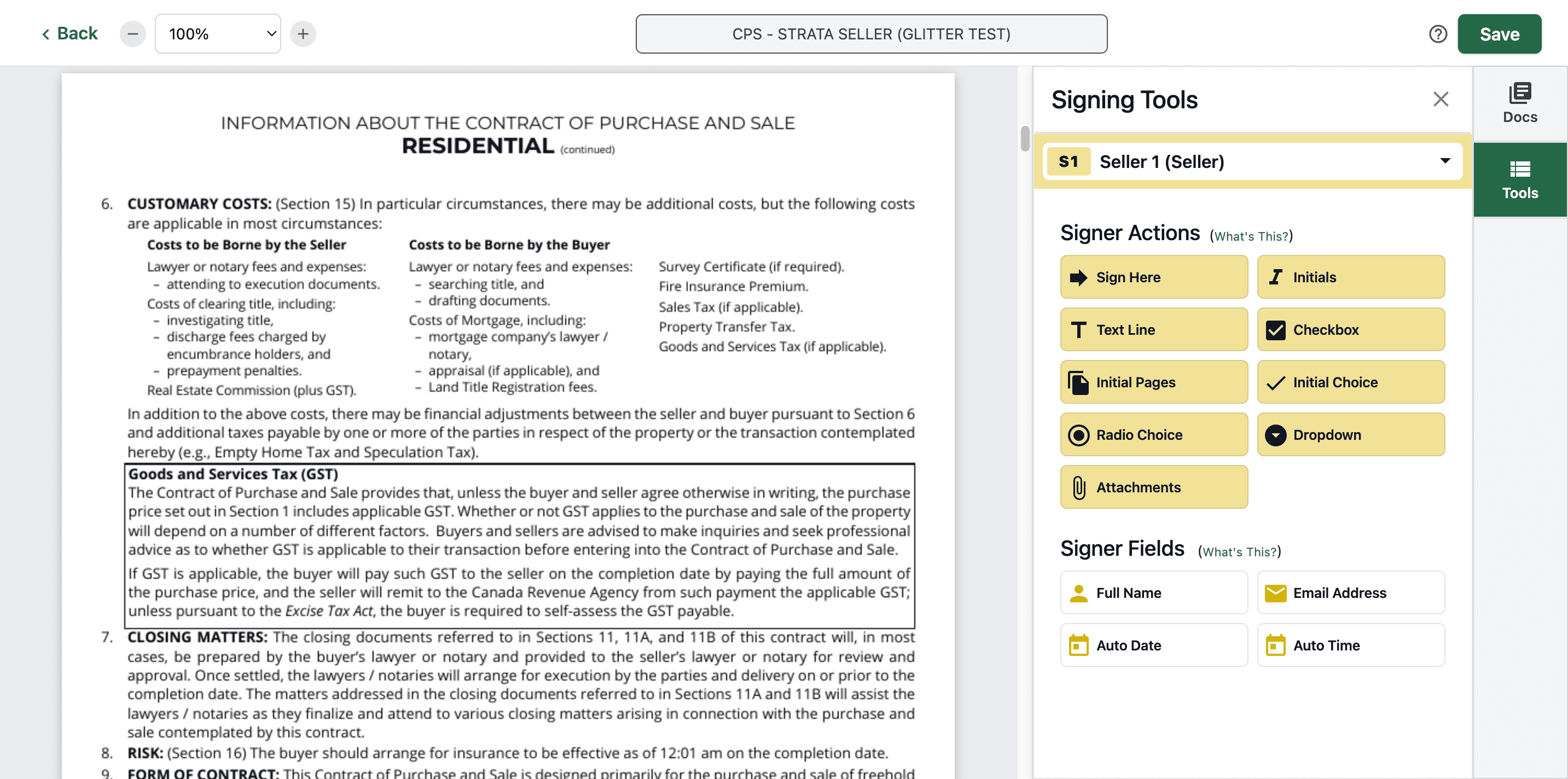 Step #17: Click on "Initials"