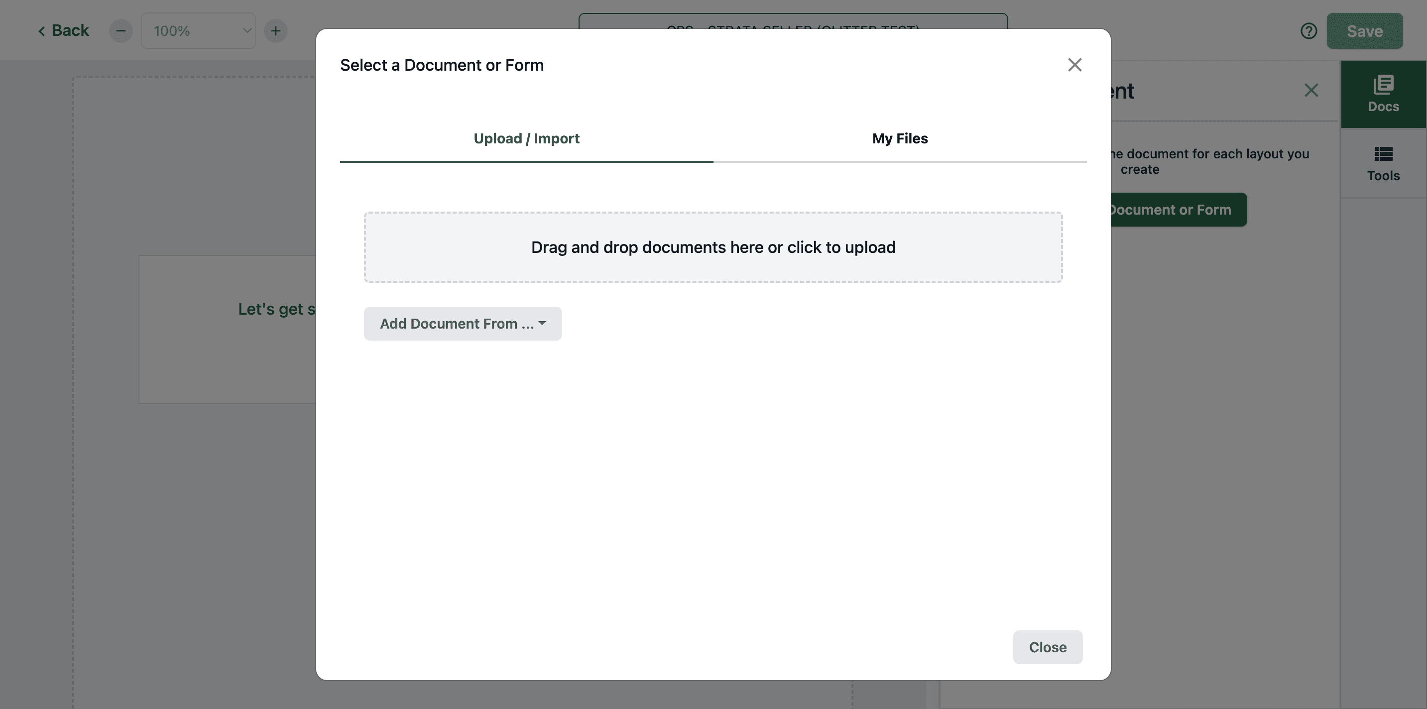 Step #9: Click on "My Files"