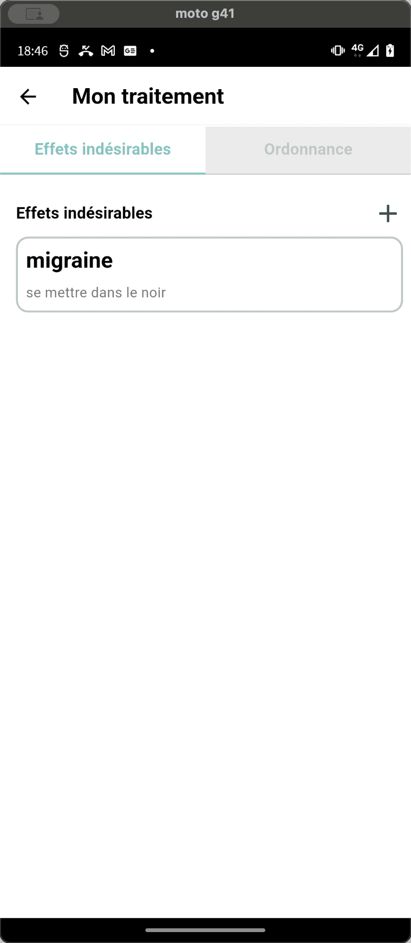 Step #19: Cliquez sur l'onglet "Ordonnance".
