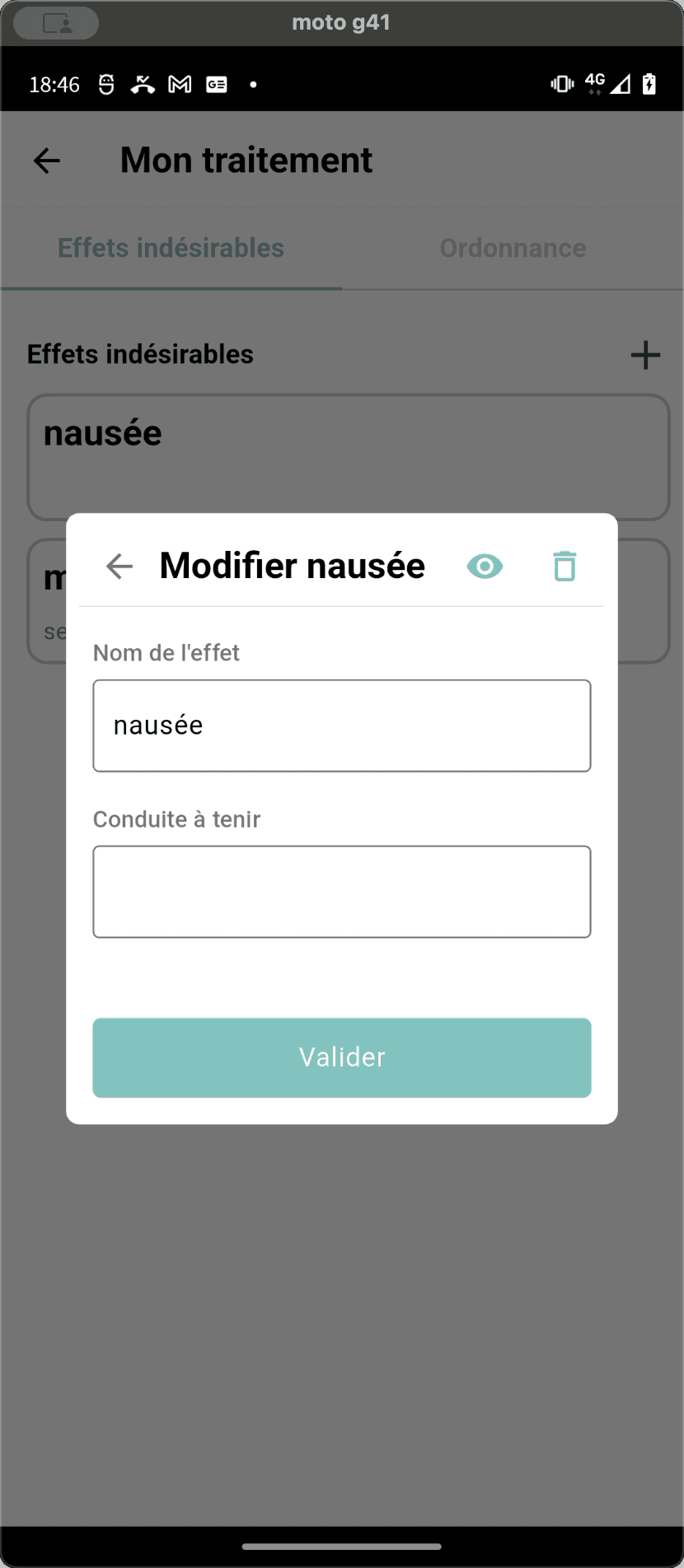 Step #14: Une fenêtre contextuelle, similaire à celle de création d’un effet, s’affiche.