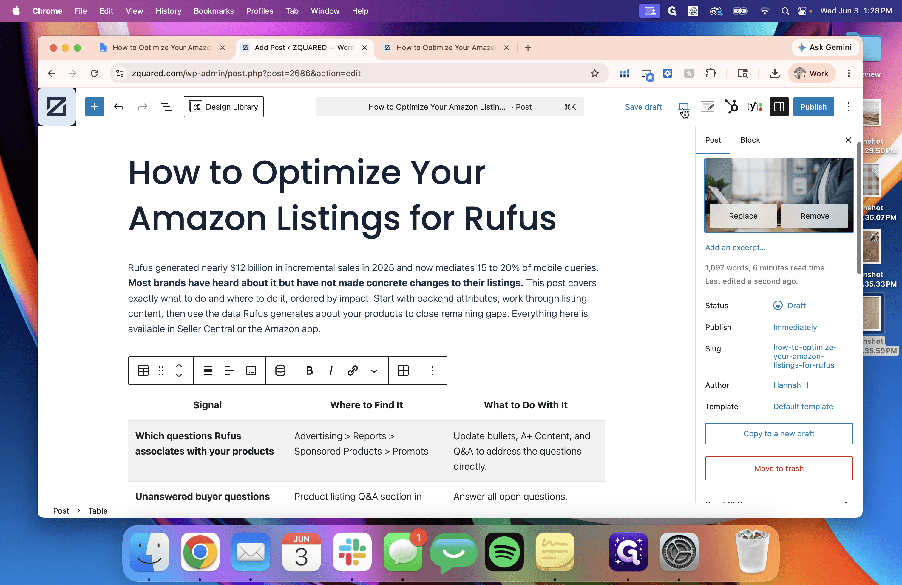 Step #9: Click Preview in new tab again to confirm the header layout resolves perfectly with the image in place.