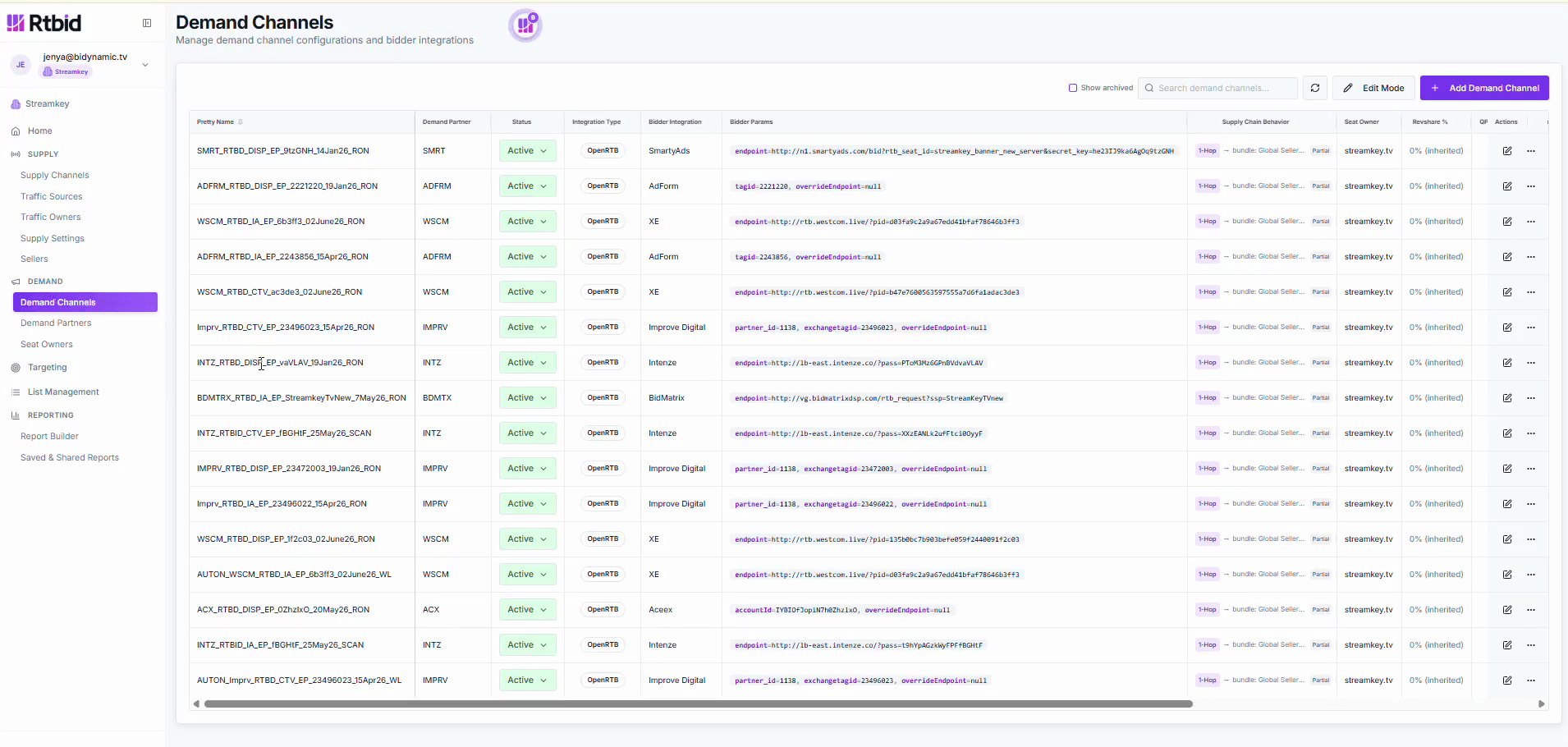 Step #1: Click Integrations in the left sidebar menu.