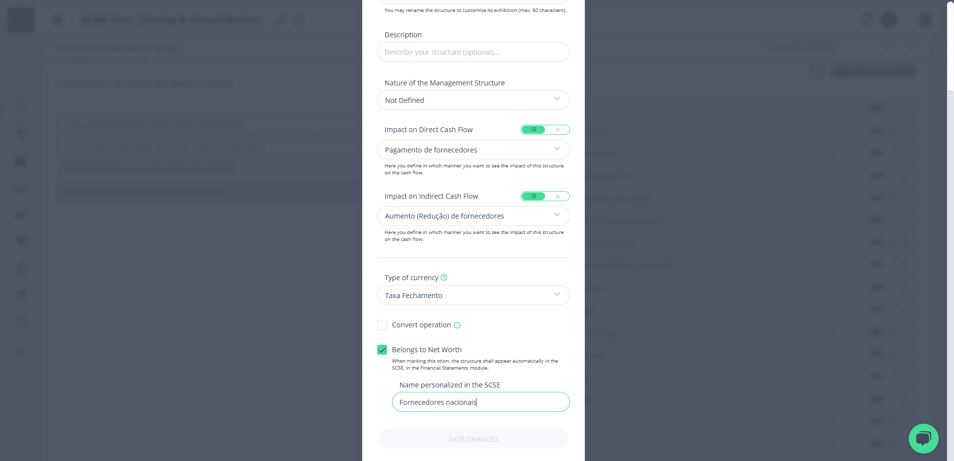 Step #10: Digite o nome personalizado da estrutura no DMPL