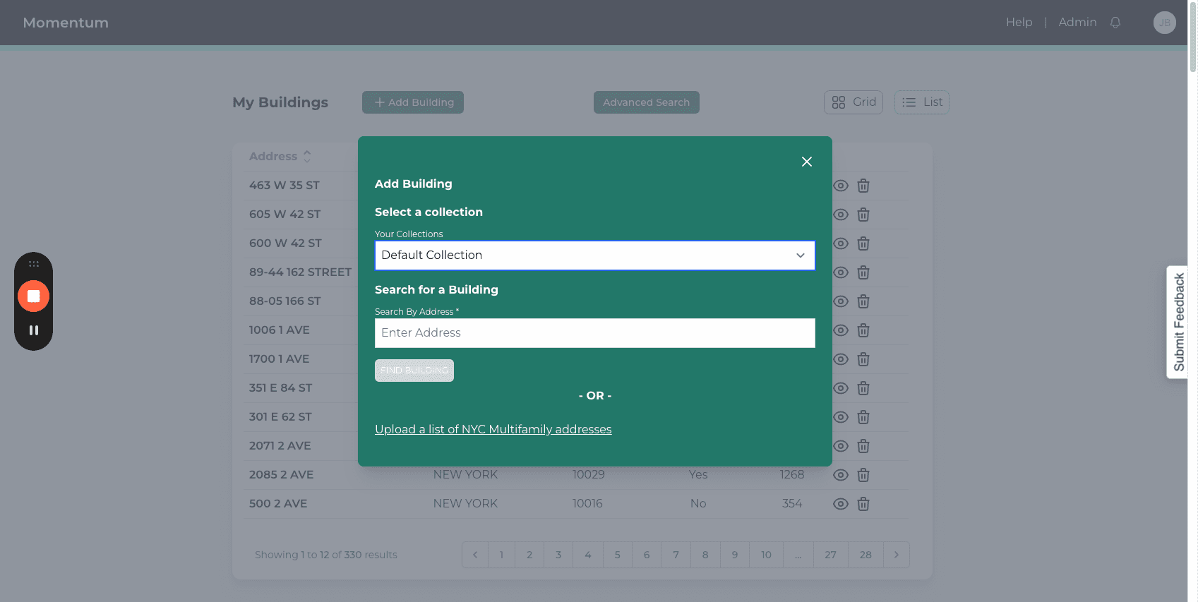 Step #3: Click "Default Collection"