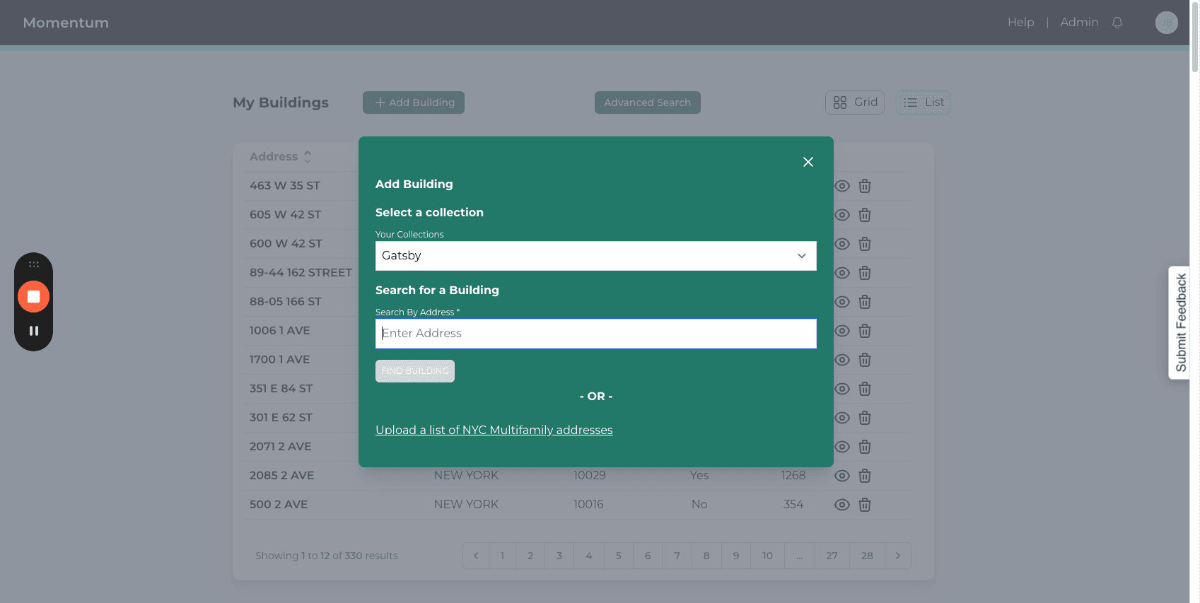 Step #4: Click "Enter Address"