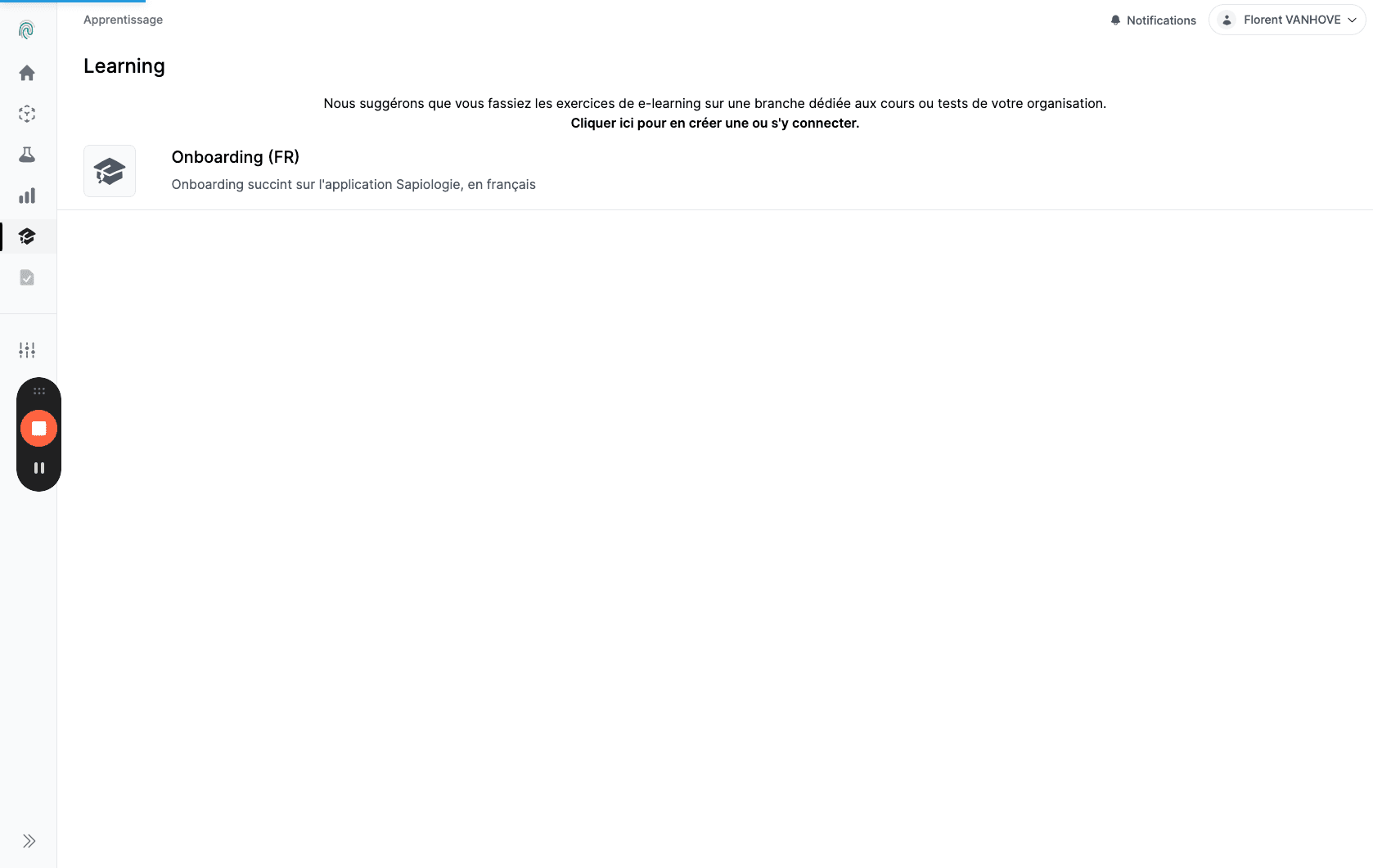 Step #4: Click "Onboarding"